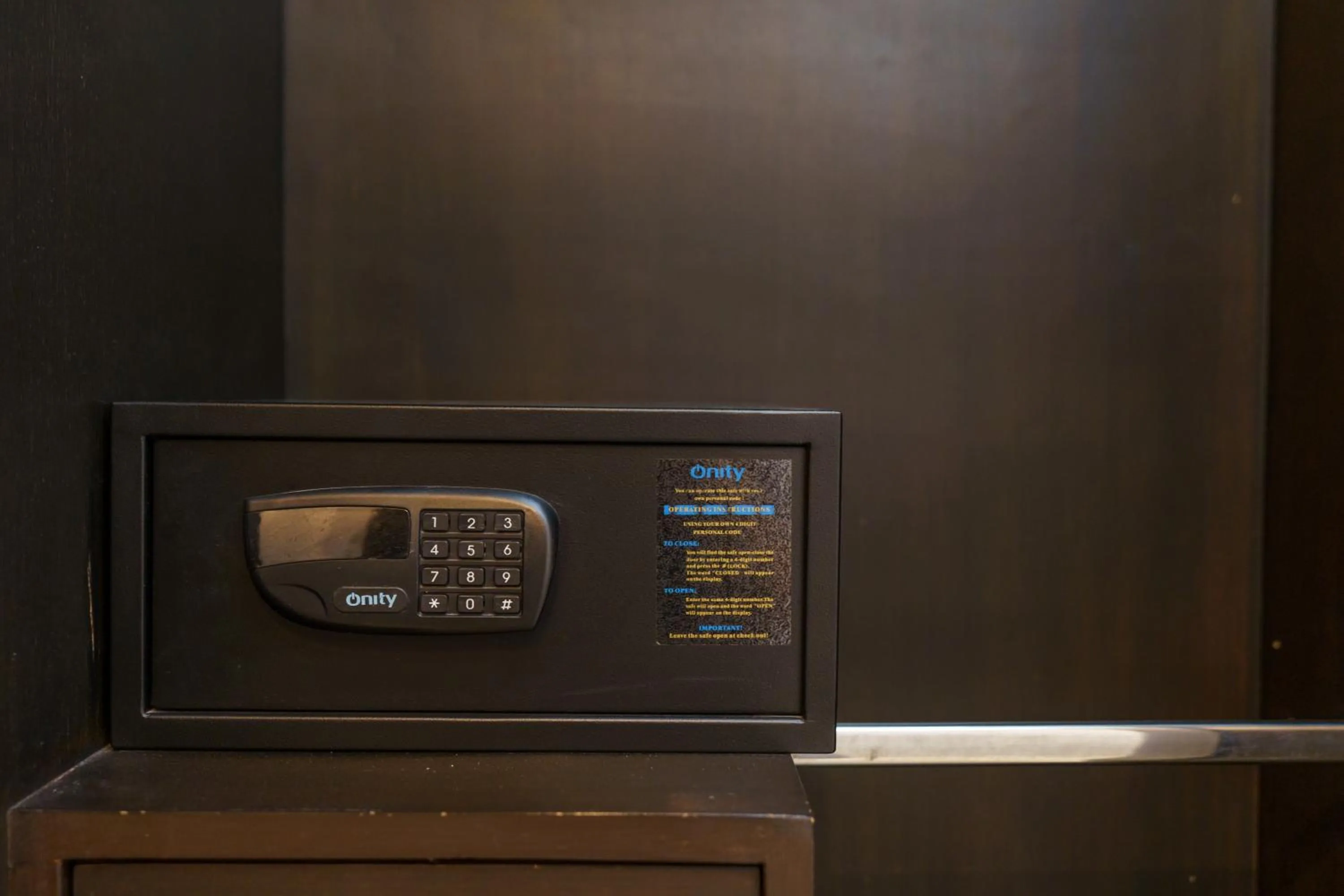 safe in De Lux Bangkok Hotel