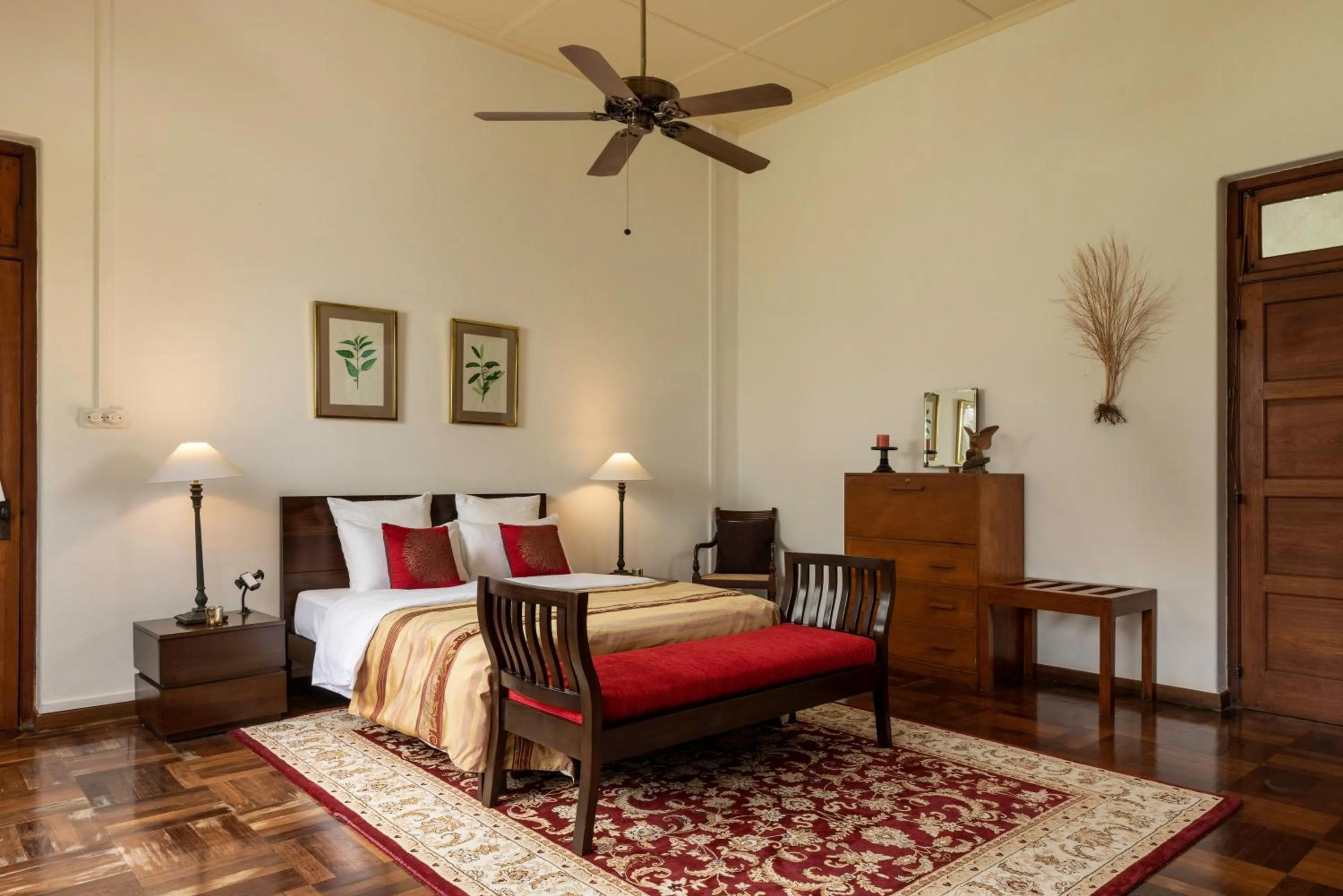 Bedroom, Bed in Jetwing Hoffmann Bungalow