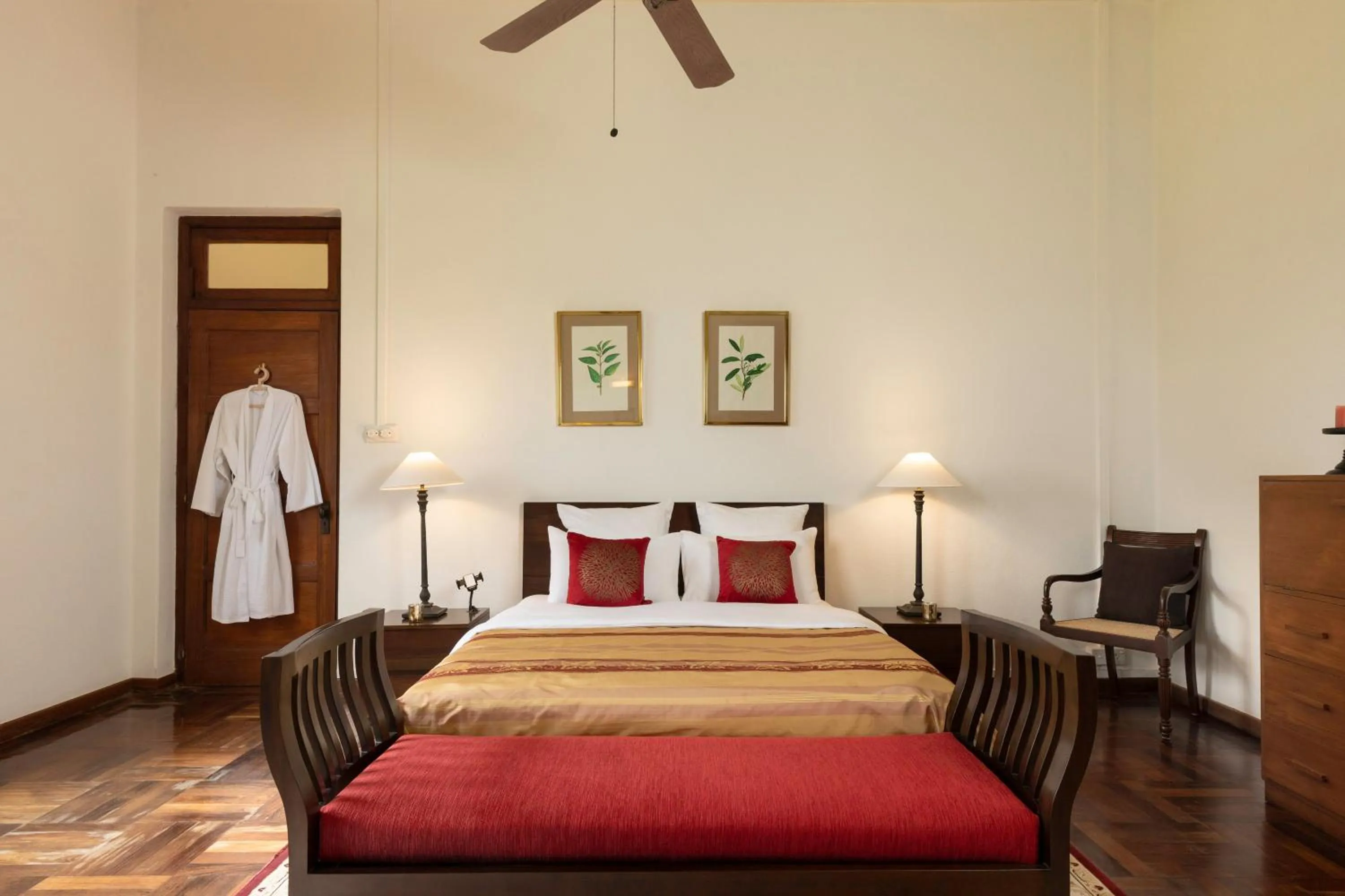 Bedroom, Bed in Jetwing Hoffmann Bungalow