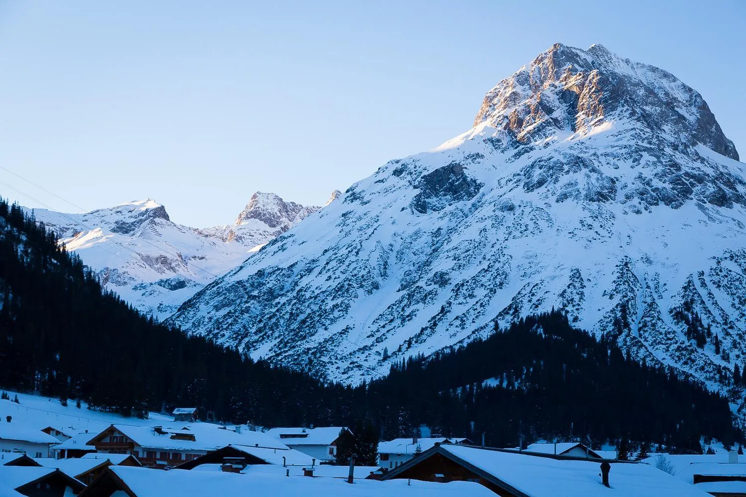 Natural landscape in Apart-Hotel Laurus Lech
