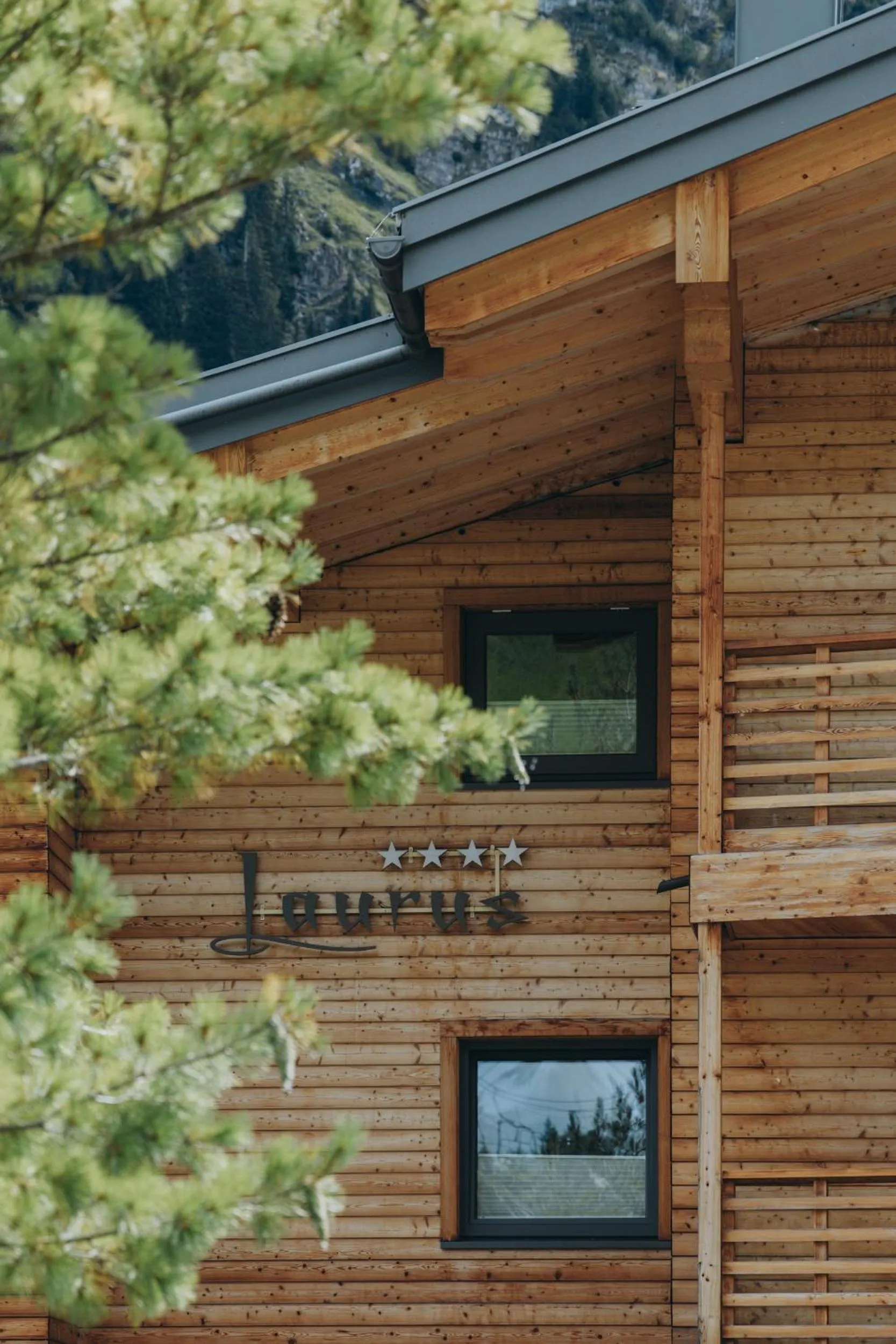 Property building in Apart-Hotel Laurus Lech