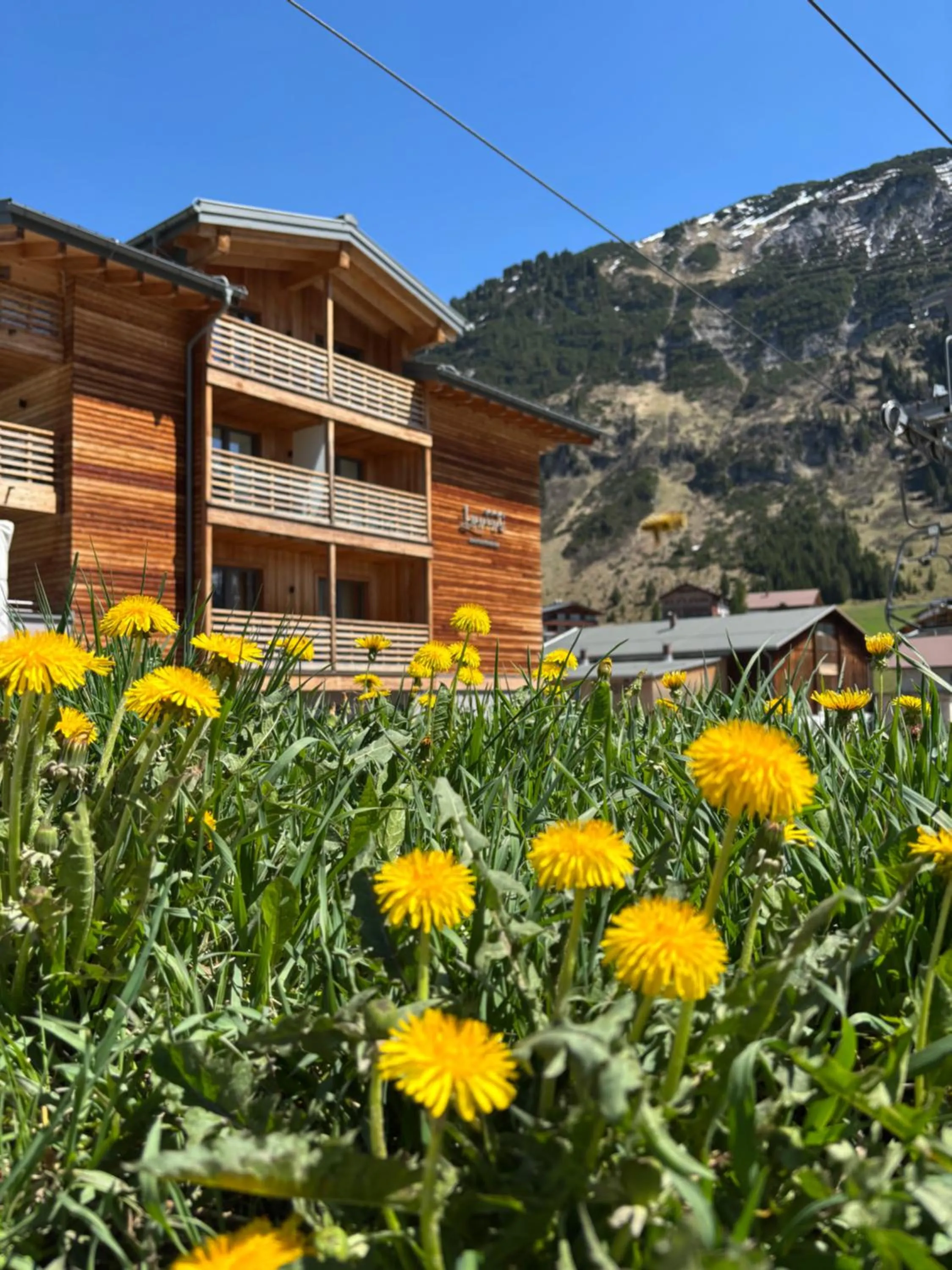 Property building in Apart-Hotel Laurus Lech