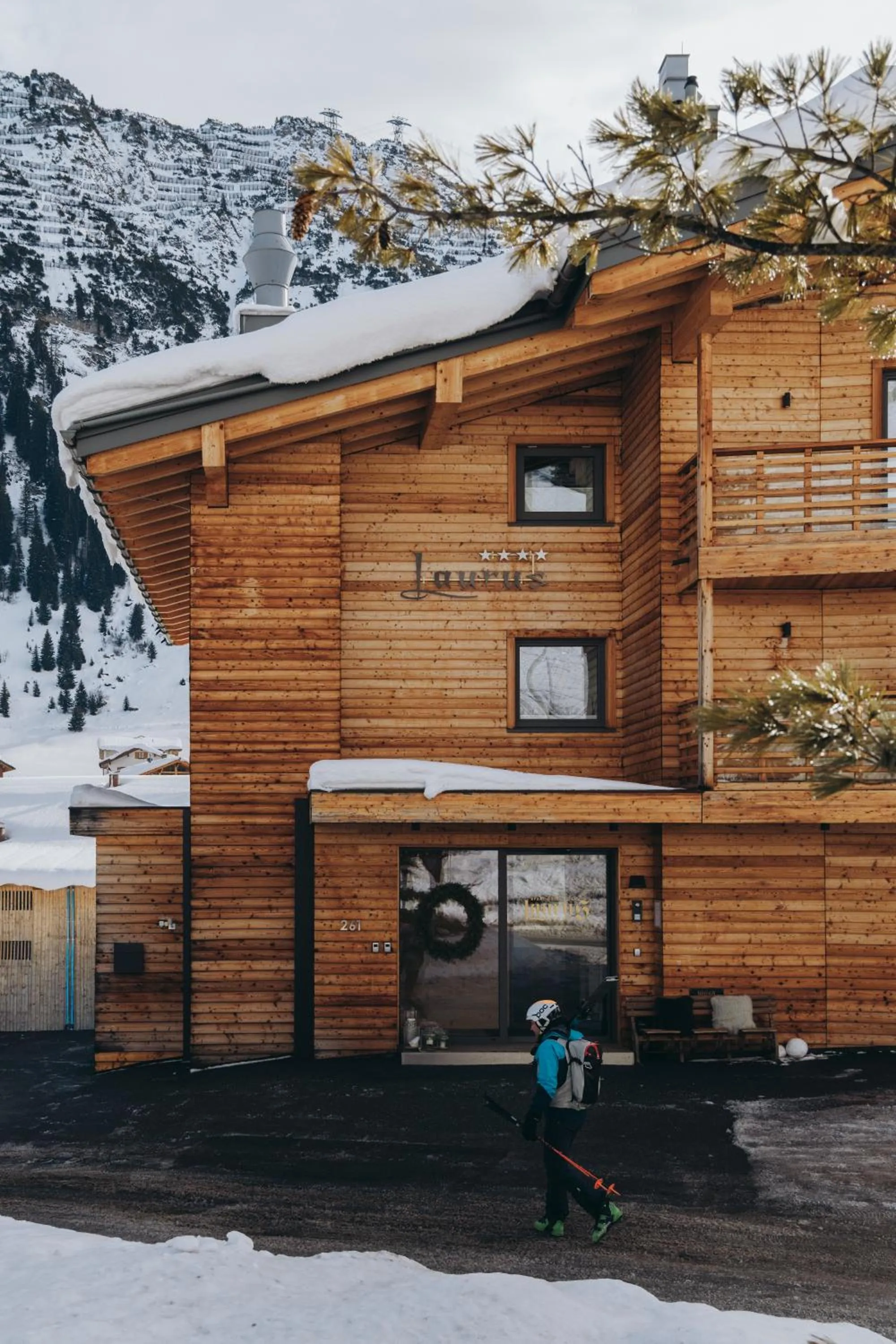 Property building in Apart-Hotel Laurus Lech