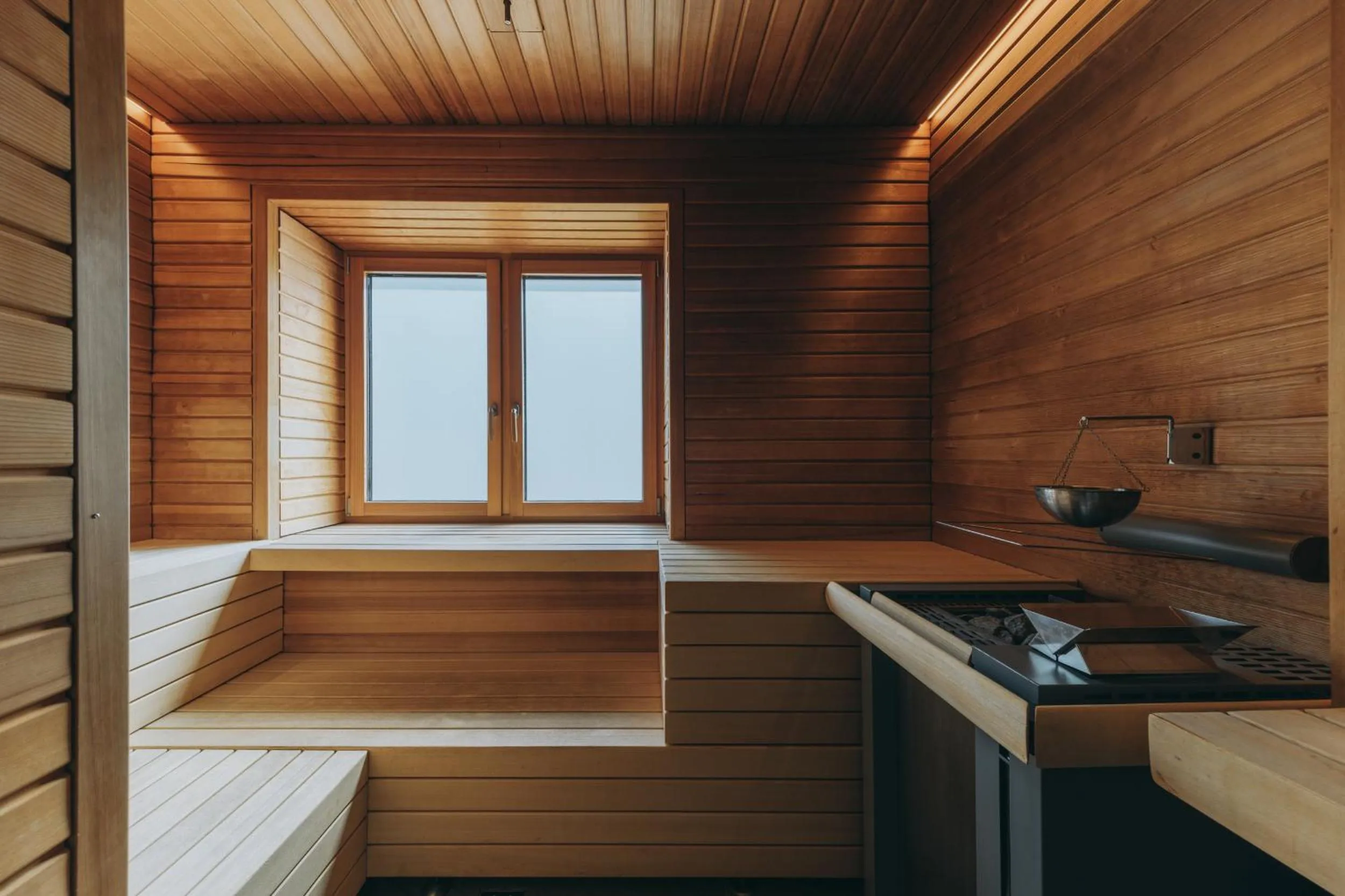Sauna in Apart-Hotel Laurus Lech