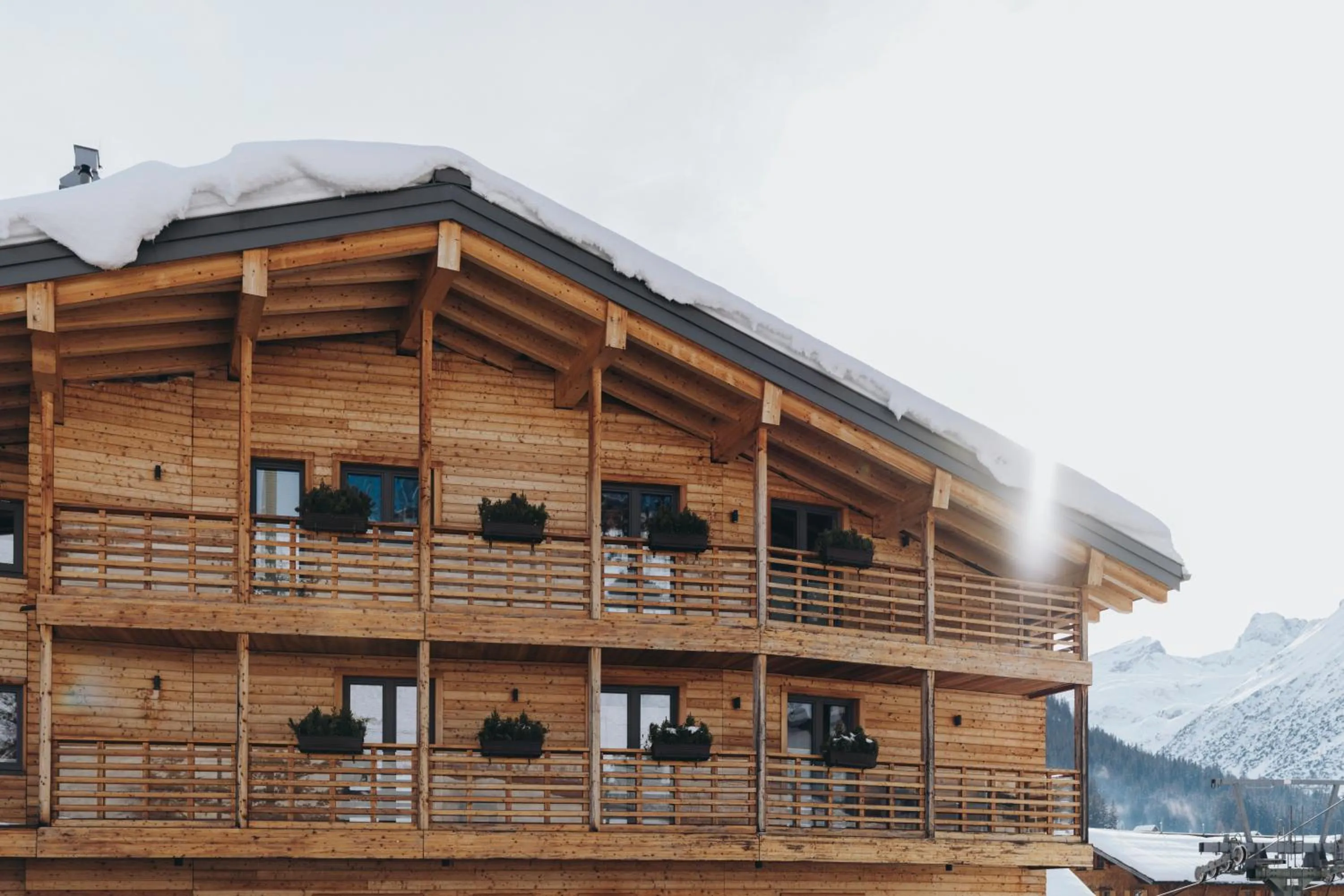 Property building in Apart-Hotel Laurus Lech