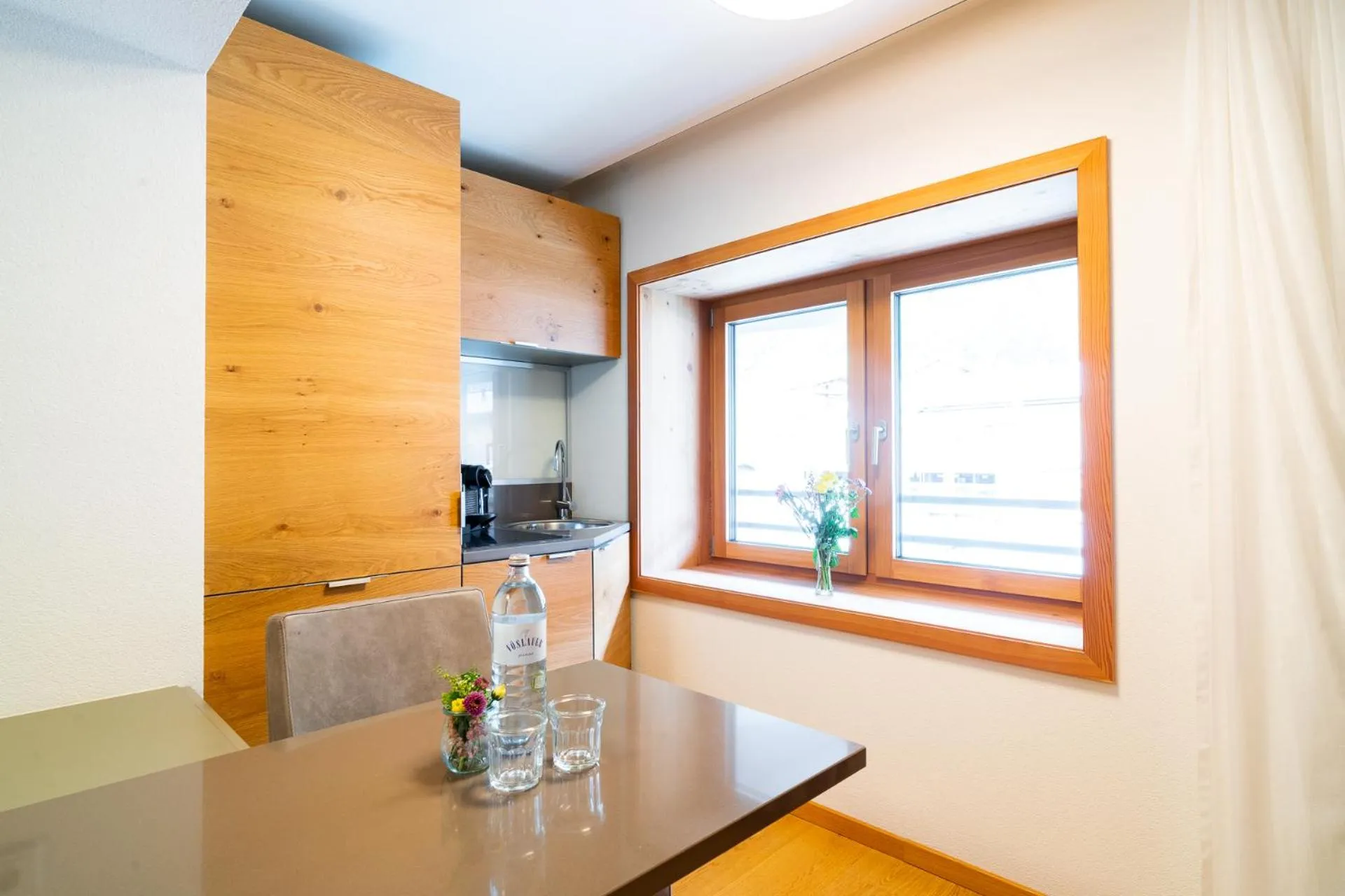 Kitchen or kitchenette in Apart-Hotel Laurus Lech