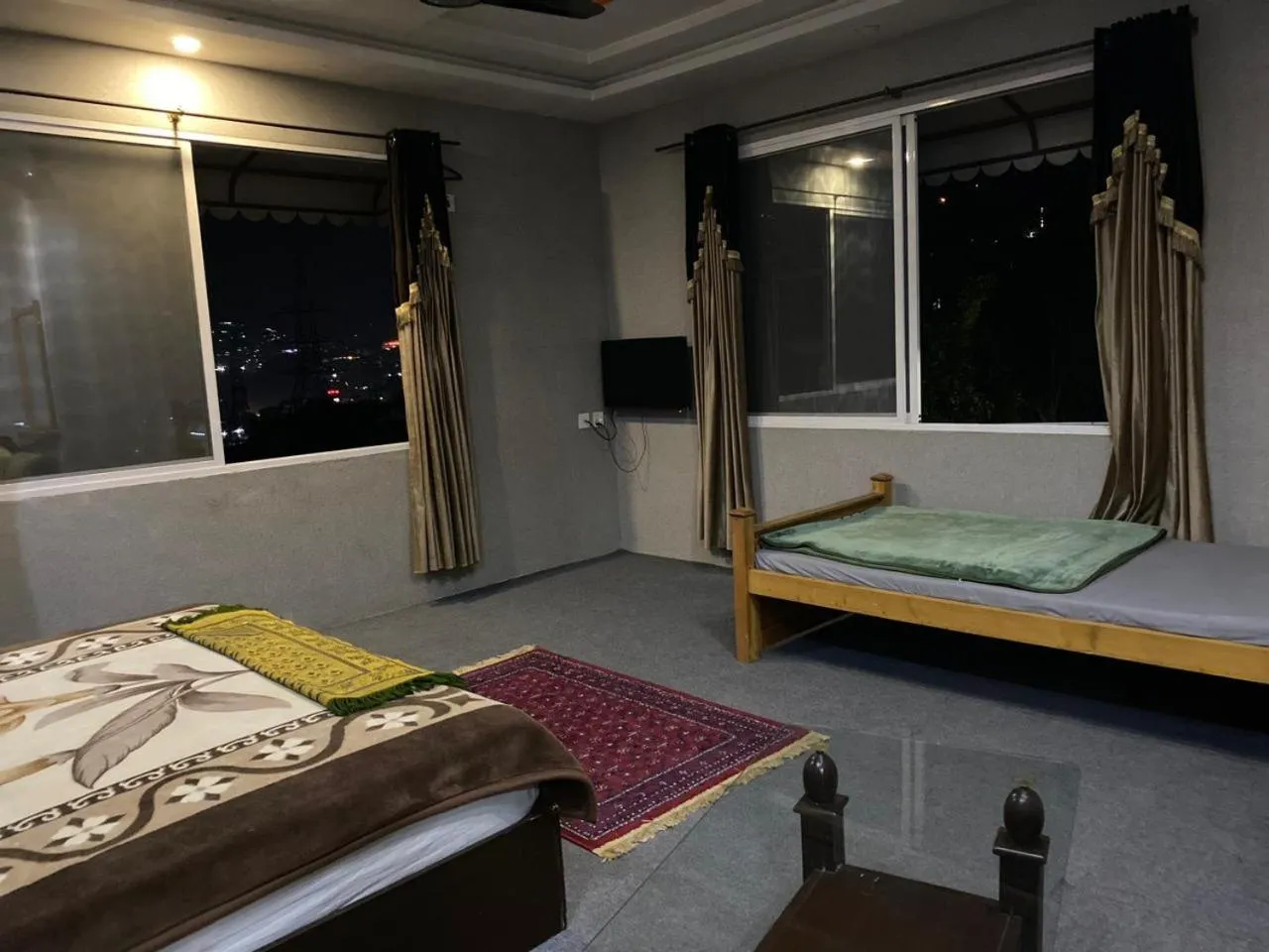 Bed in Kashmir lodge