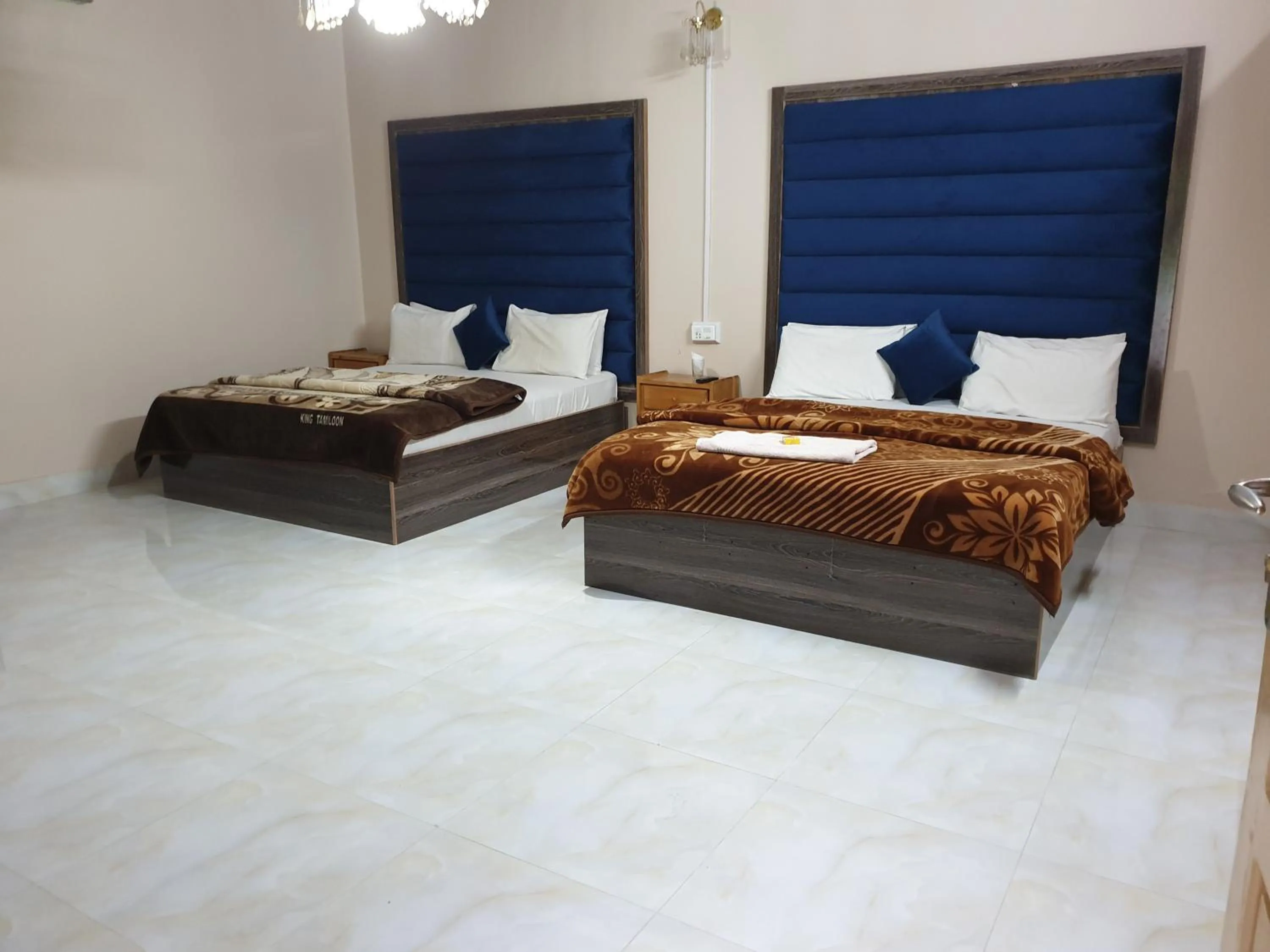 Bed in Kashmir lodge