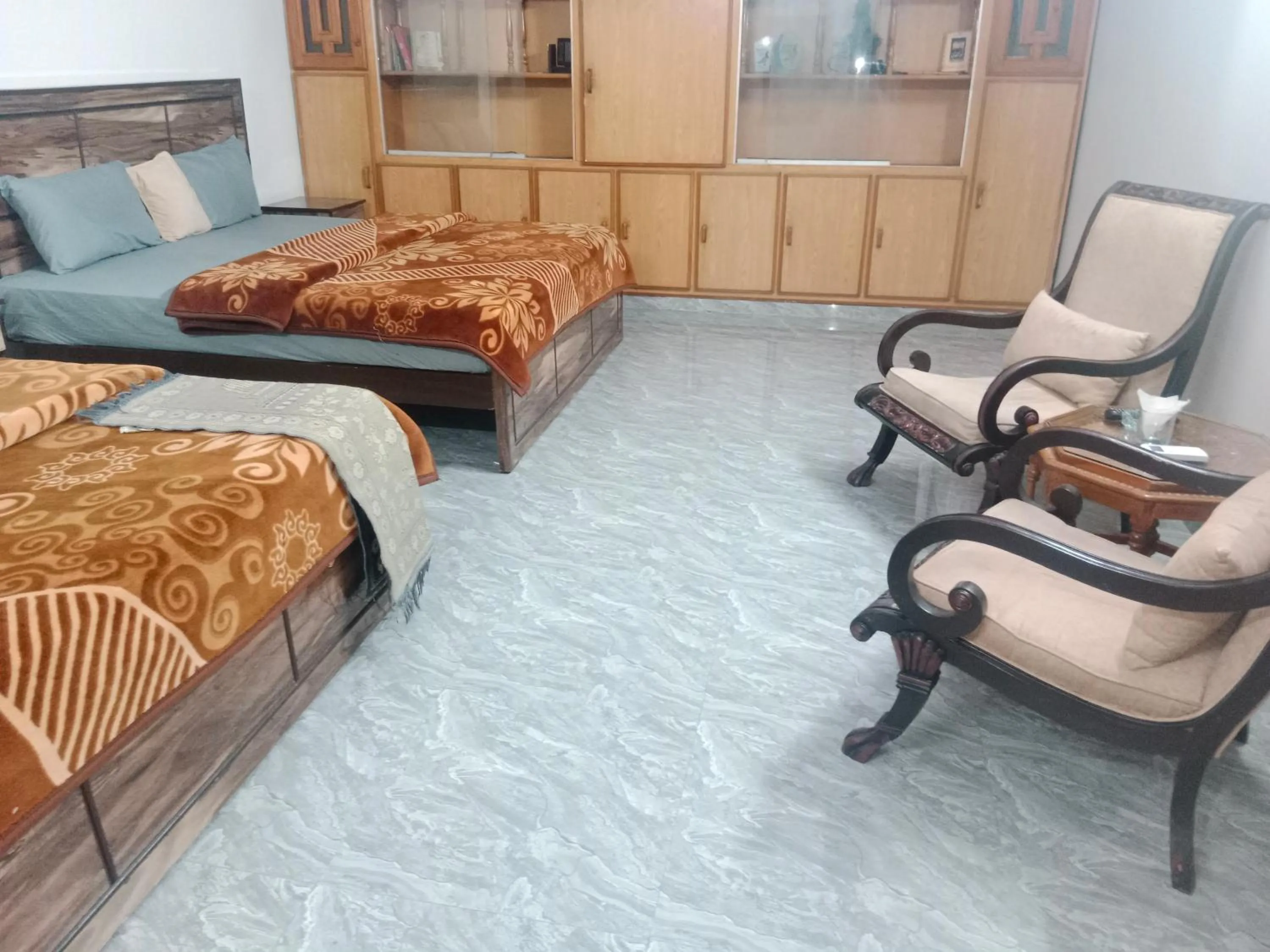 Bed in Kashmir lodge