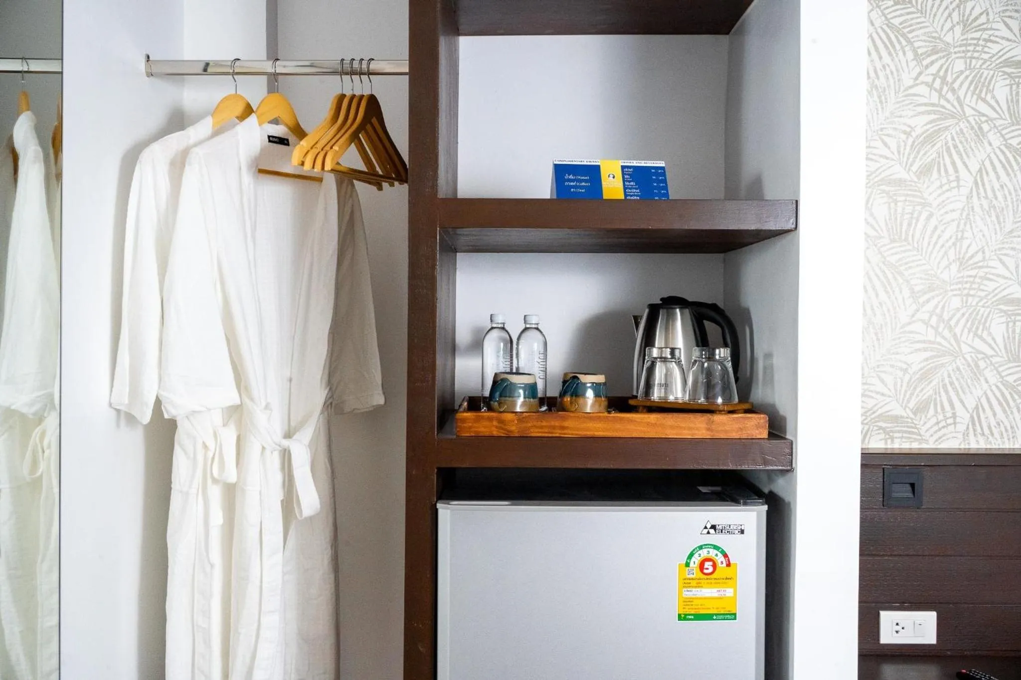 wardrobe in Singharaj Boutique Hotel