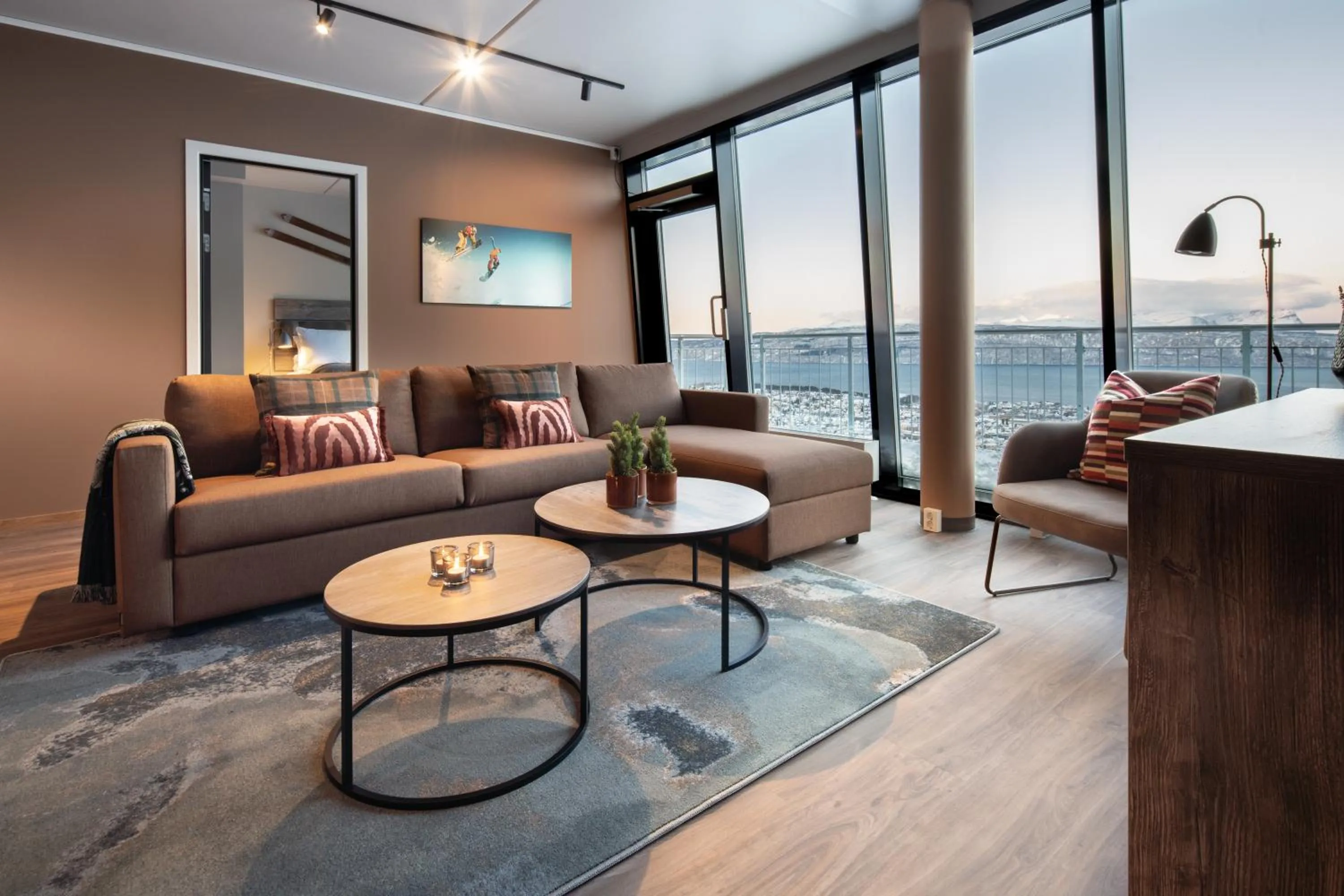 Living room in Basecamp Narvik