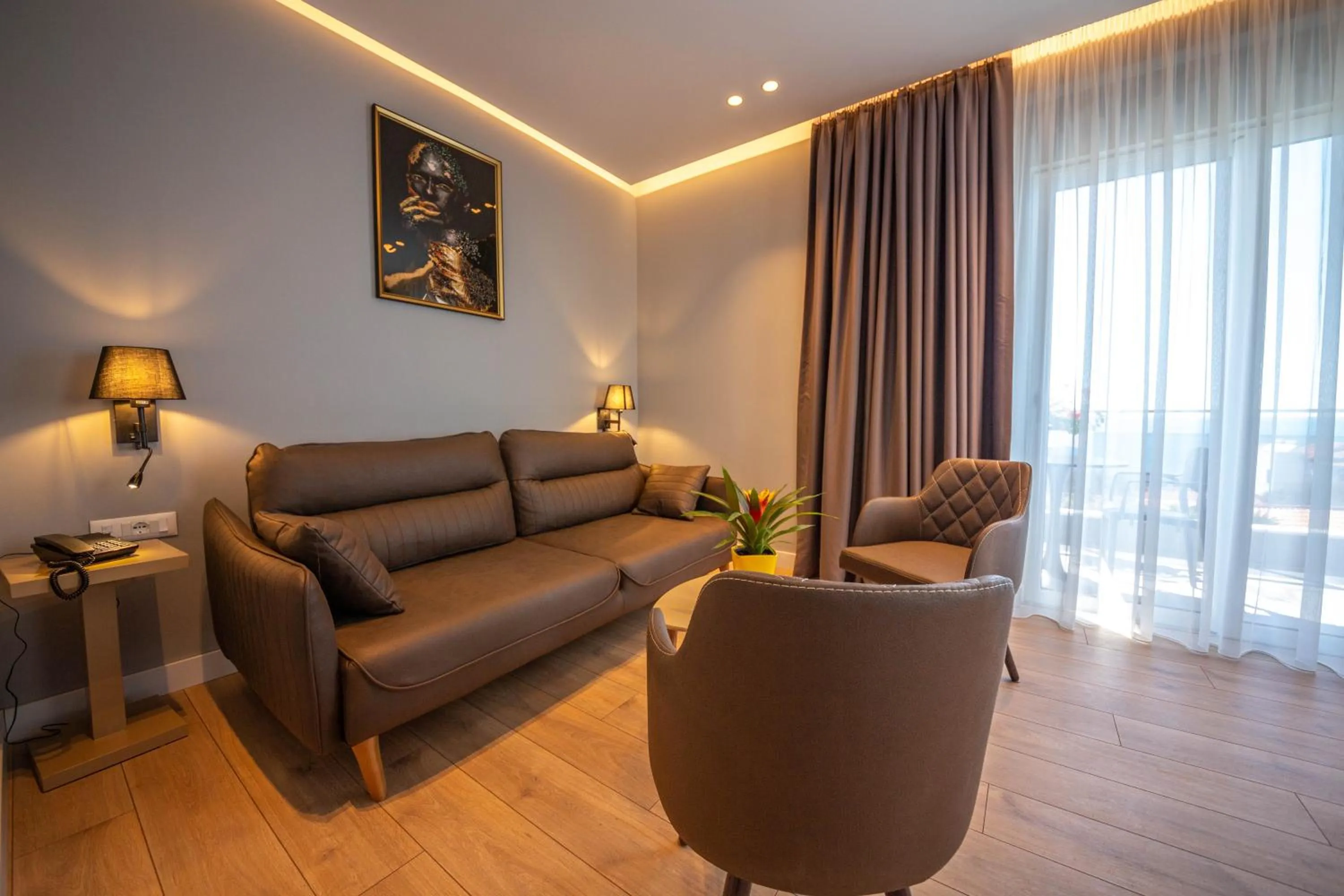 Living room in Azure Inn Hotel