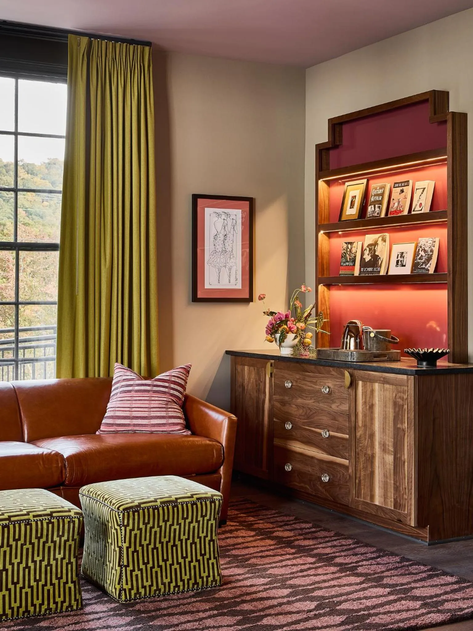 Living room in Zelda Dearest