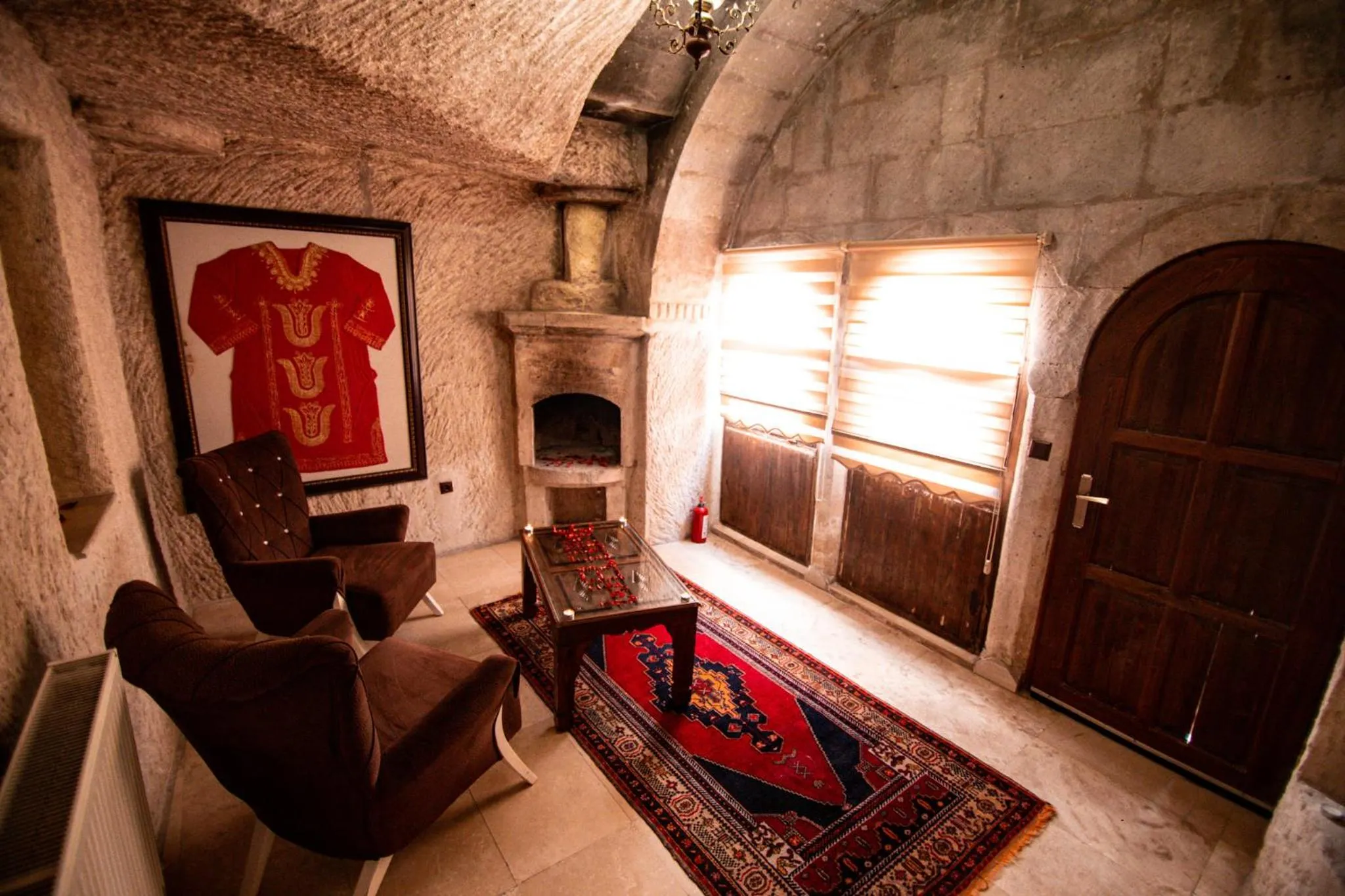 Seating area in Katapa Special Cave