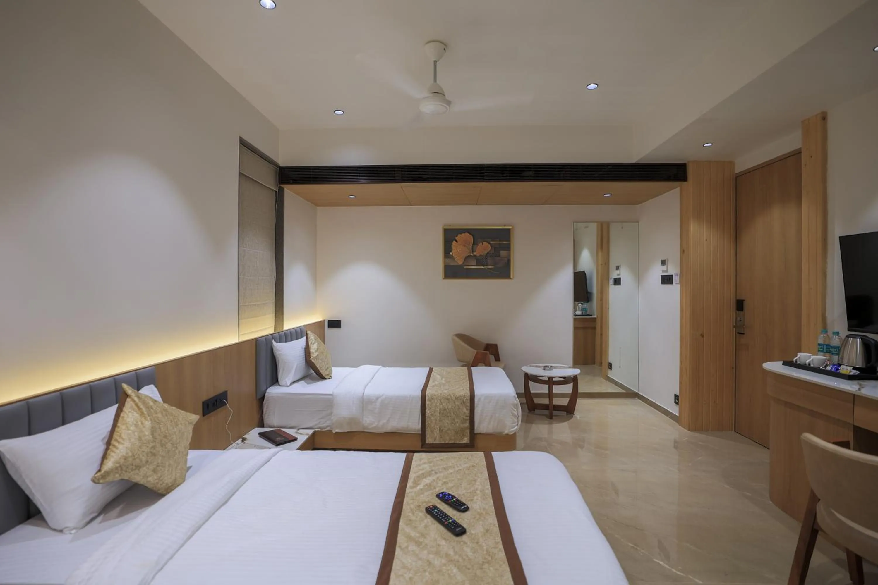 Bed in Hotel Aditya Mansingh Inn