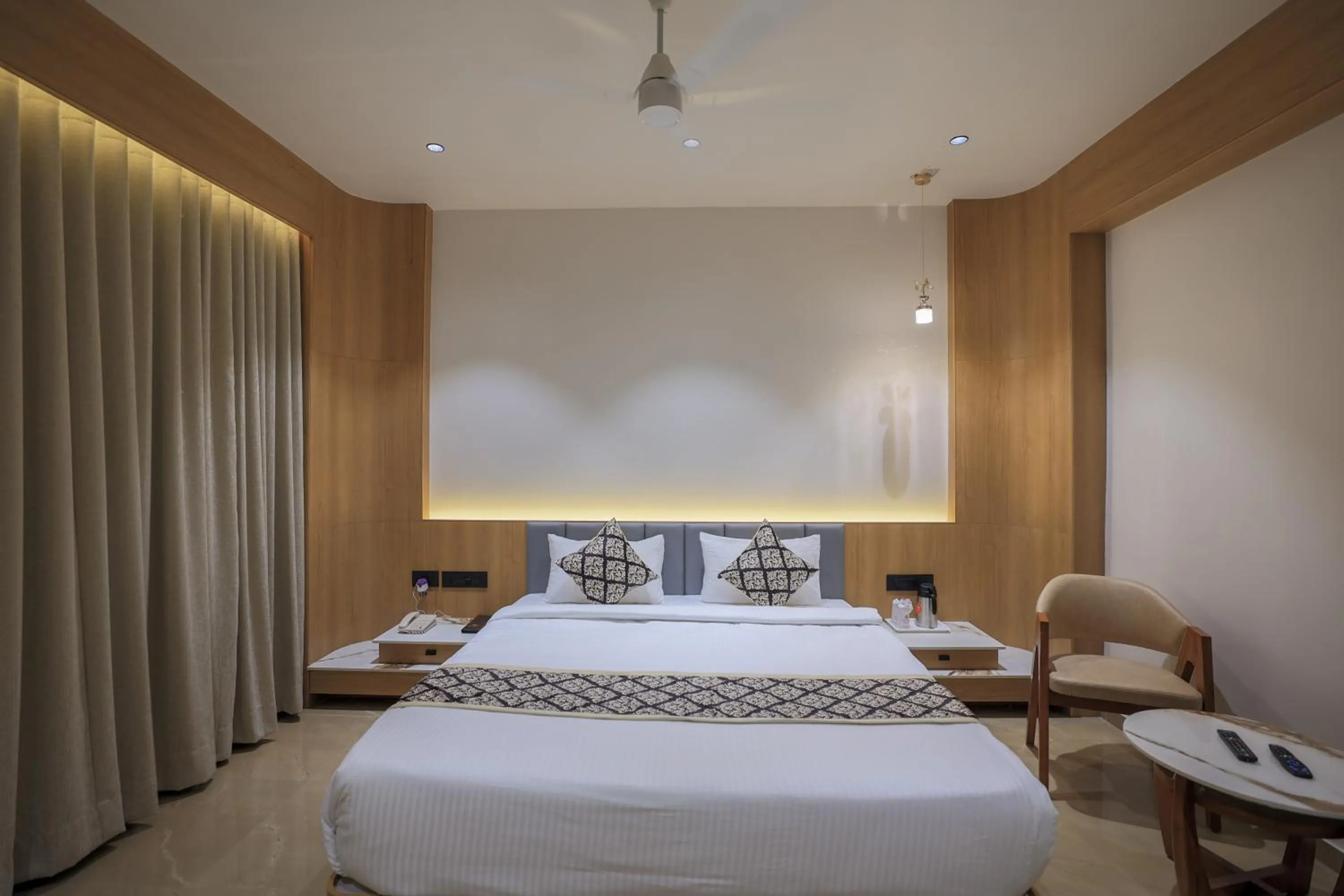 Bed in Hotel Aditya Mansingh Inn