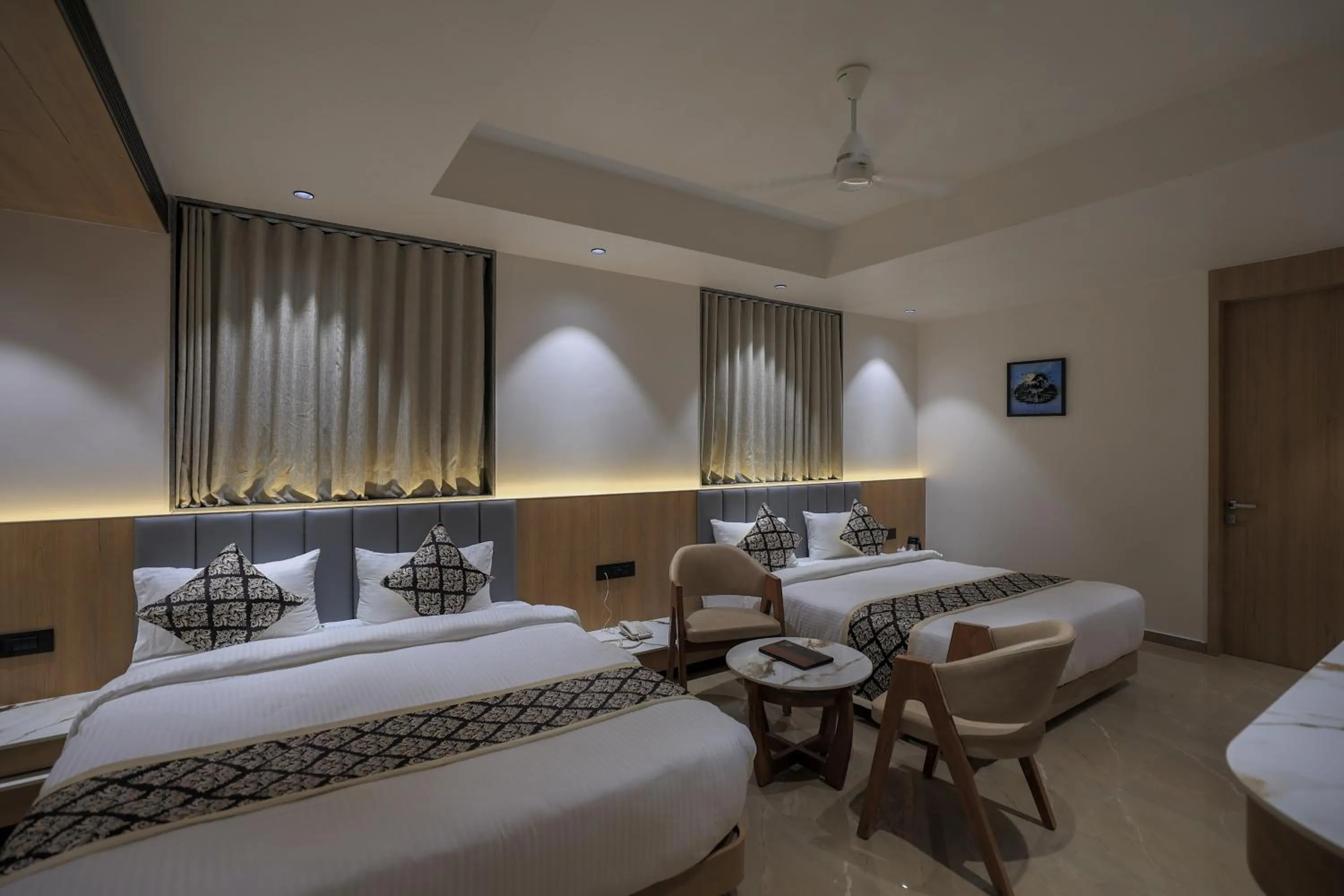 Bed in Hotel Aditya Mansingh Inn