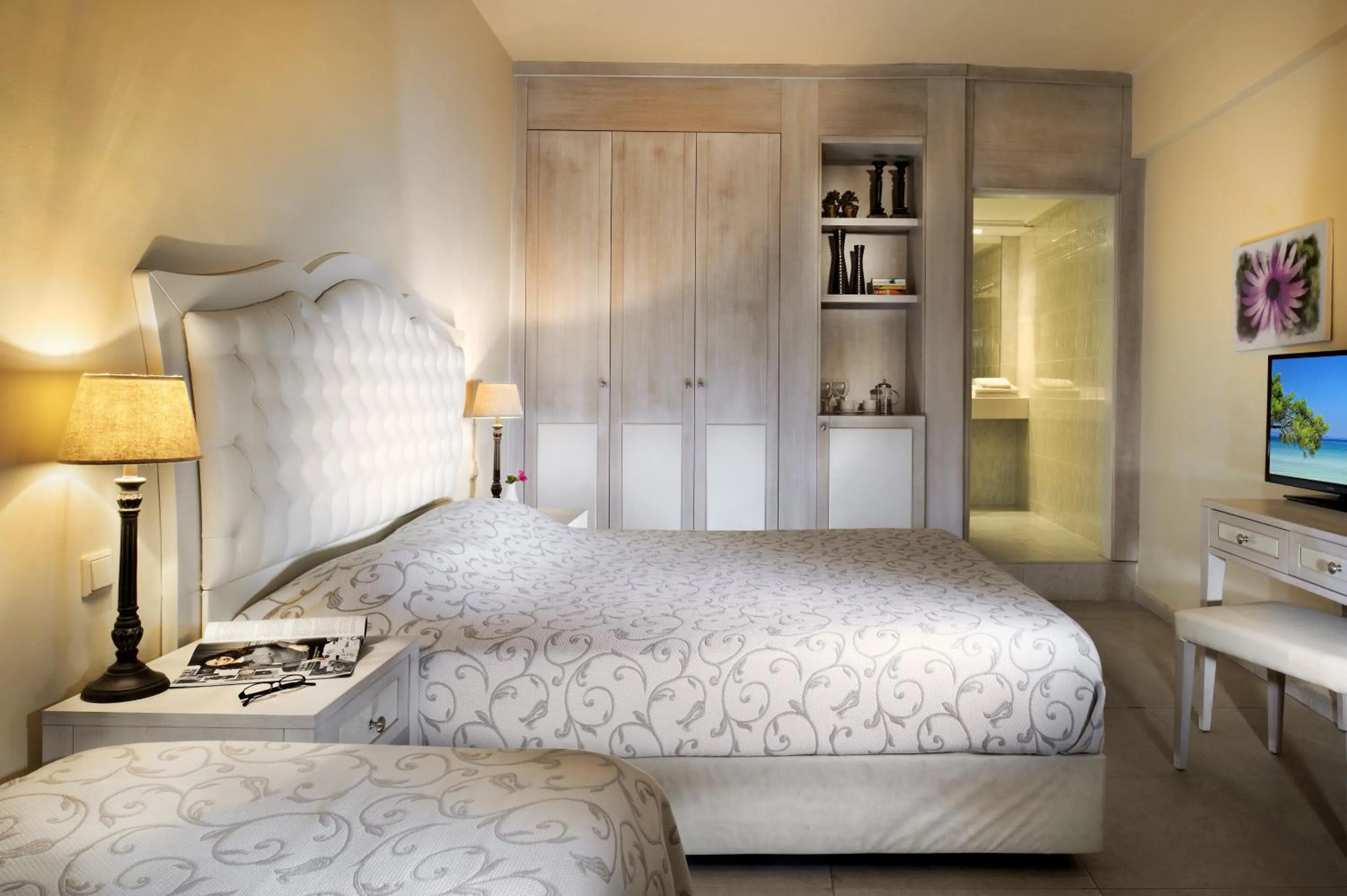 Photo of the whole room, Bed in Portes Beach Hotel