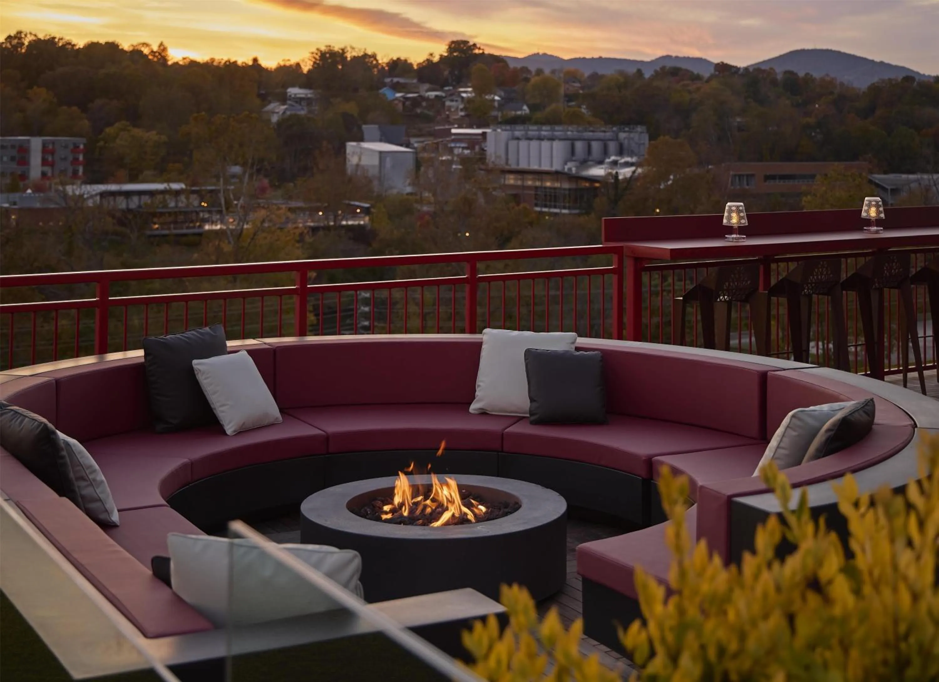 Patio in The Radical Asheville, Tapestry Collection by Hilton