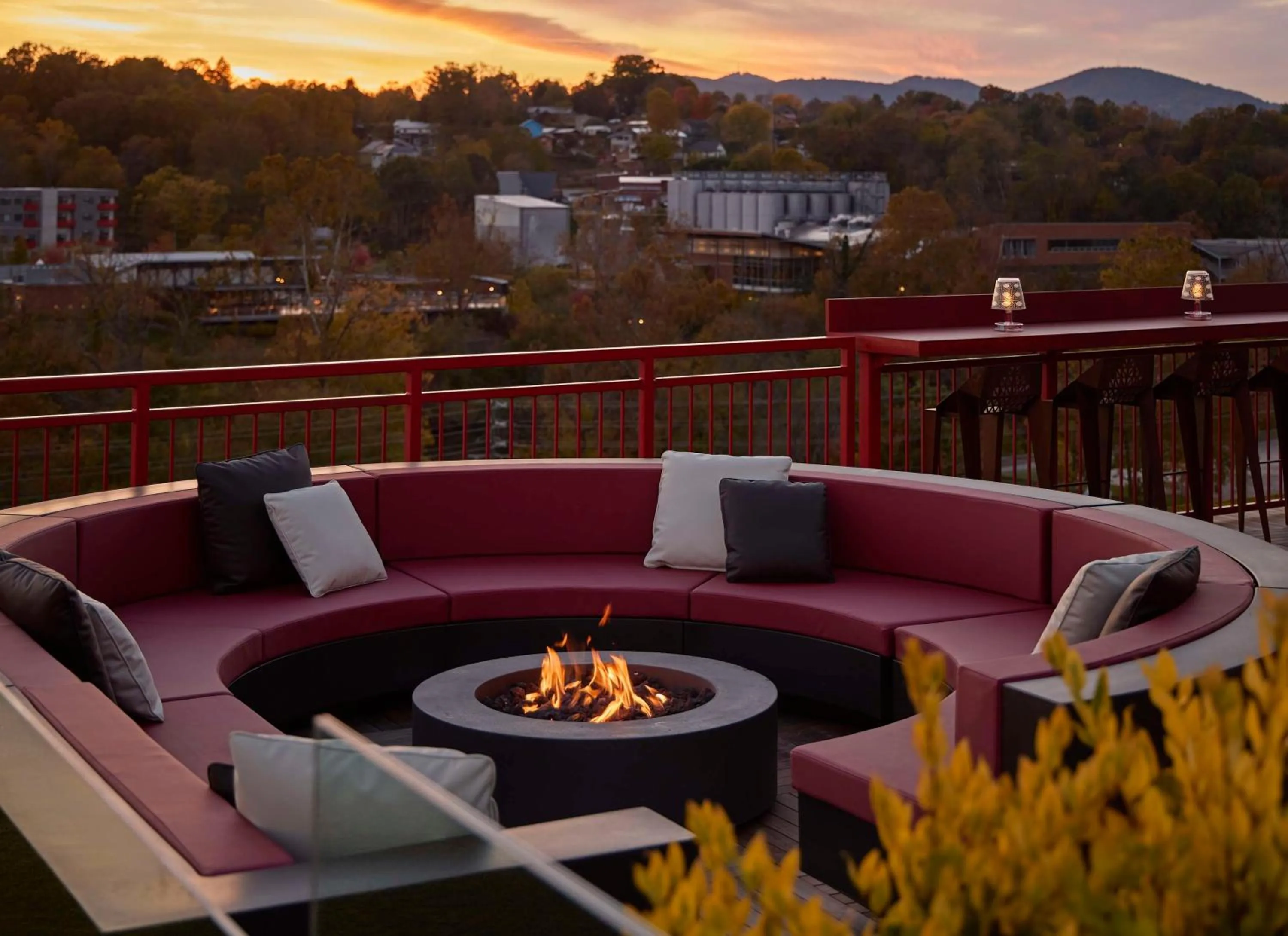 Patio in The Radical Asheville, Tapestry Collection by Hilton