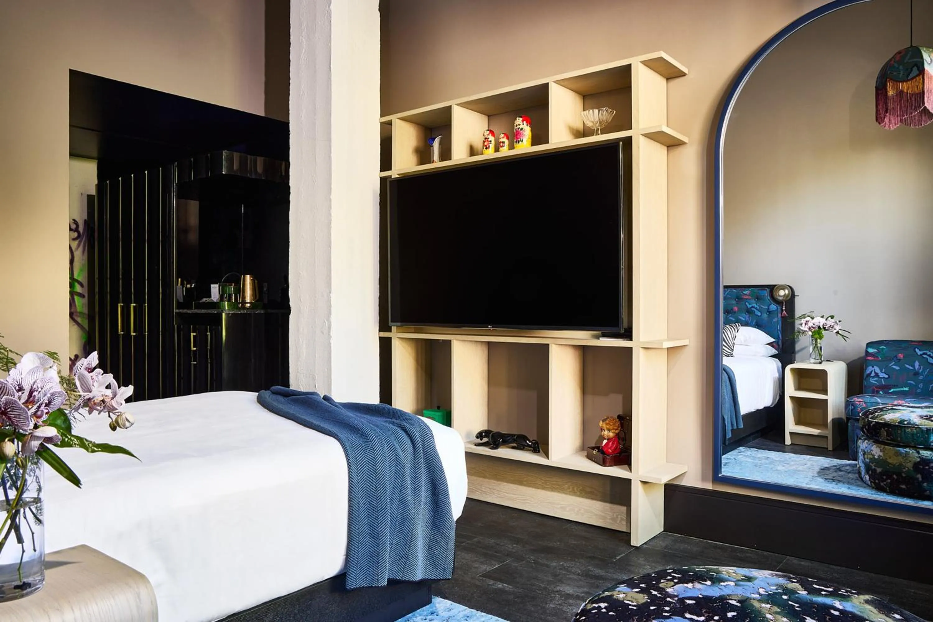 Bed in The Radical Asheville, Tapestry Collection by Hilton