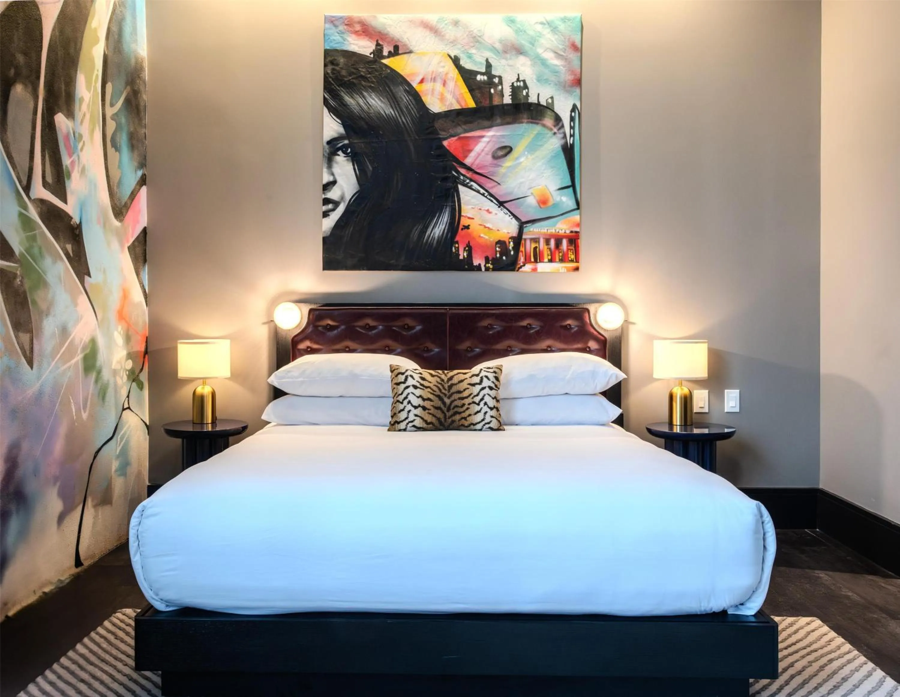 Bed in The Radical Asheville, Tapestry Collection by Hilton