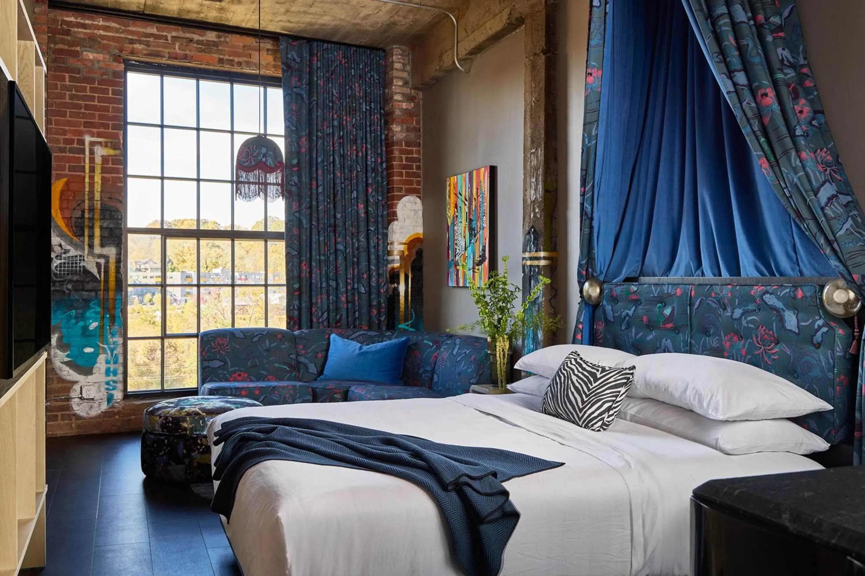 River View King Studio in The Radical Asheville, Tapestry Collection by Hilton River View King Studio in The Radical Asheville, Tapestry Collection by Hilton