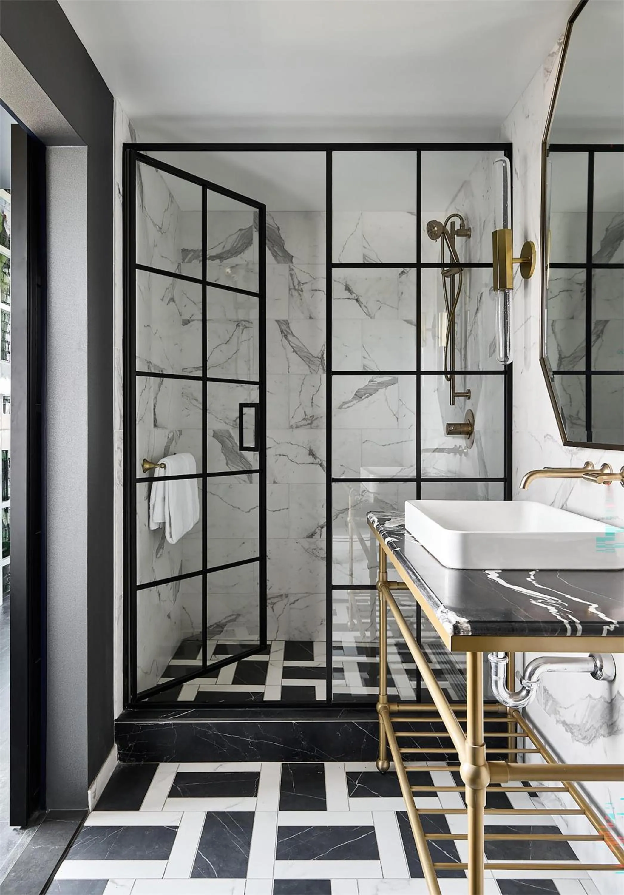 Bathroom in The Radical Asheville, Tapestry Collection by Hilton