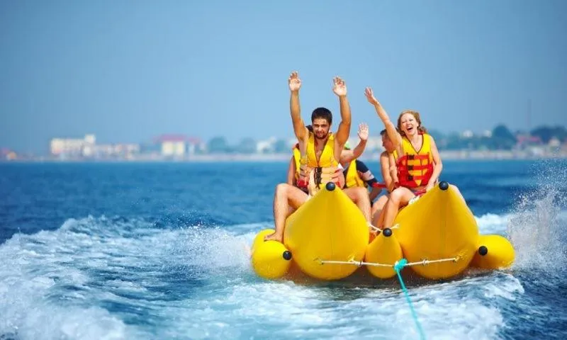People in Palmyra Beach Hotel