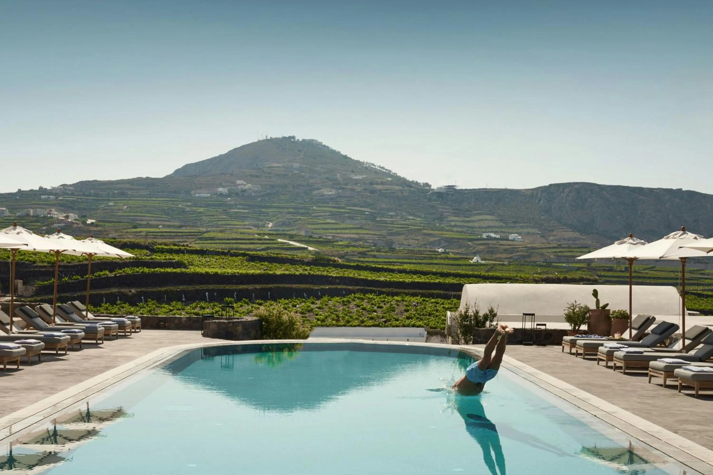 Swimming pool in Vedema, a Luxury Collection Resort, Santorini