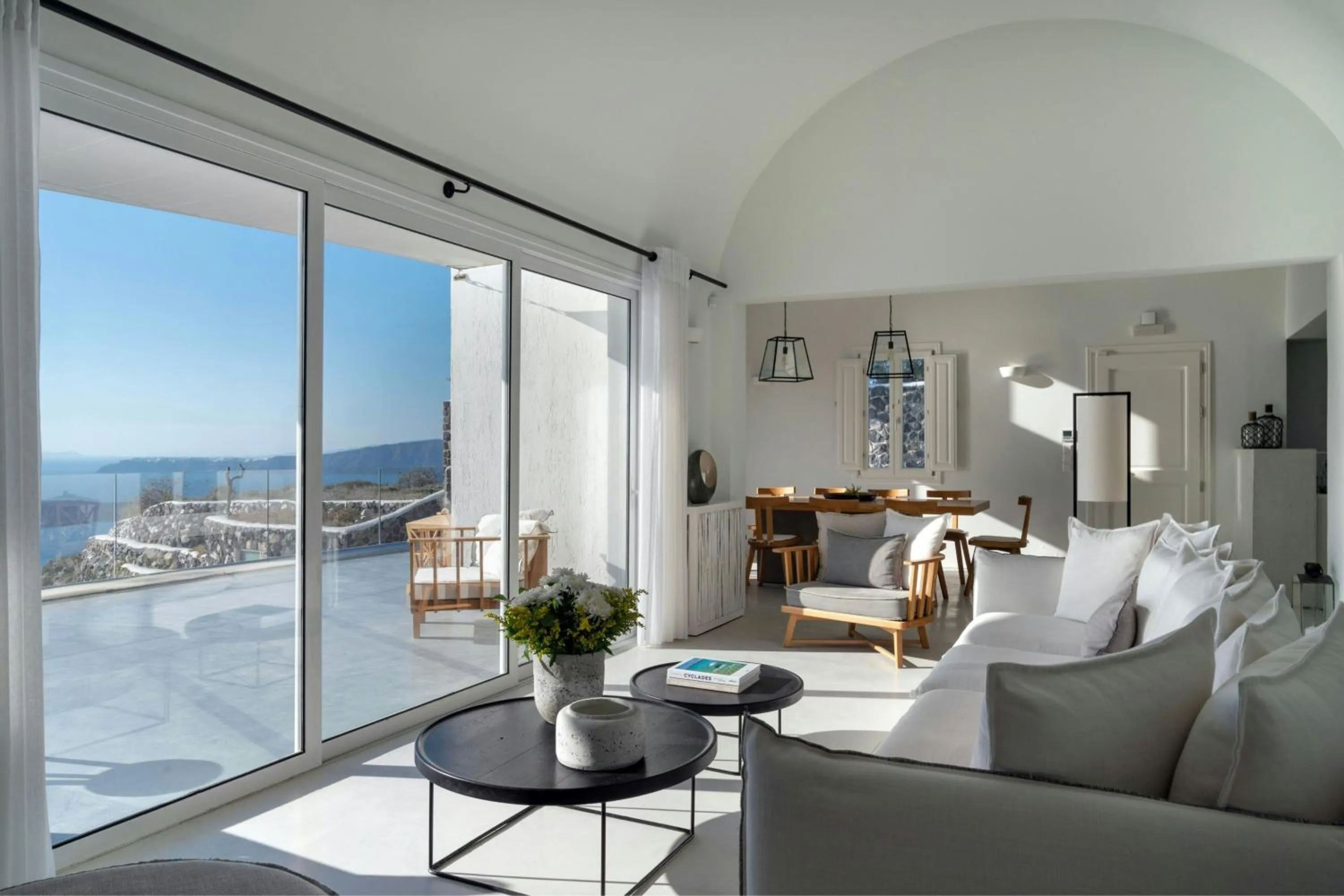 Living room in Vedema, a Luxury Collection Resort, Santorini
