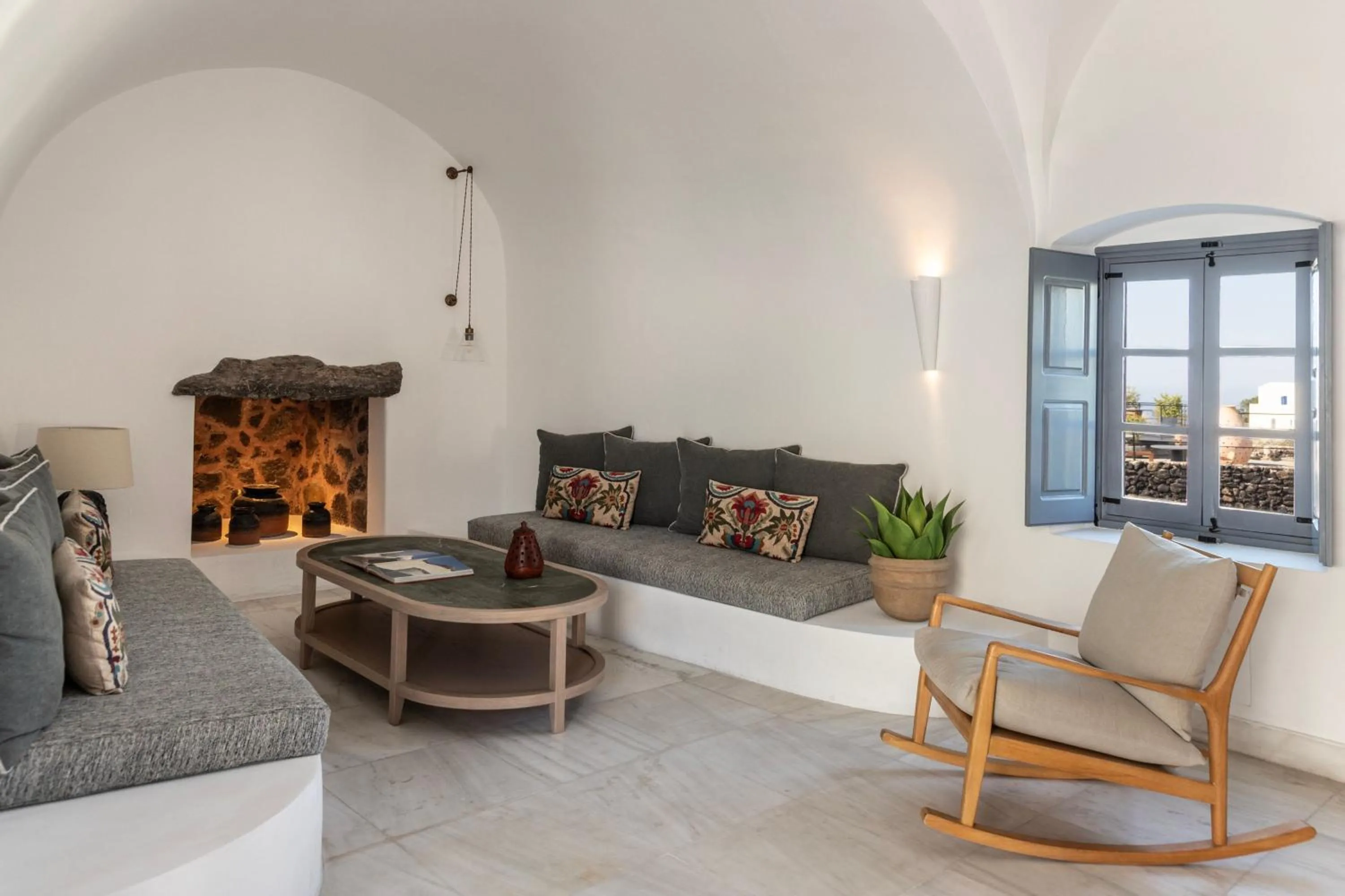Lobby or reception in Vedema, a Luxury Collection Resort, Santorini
