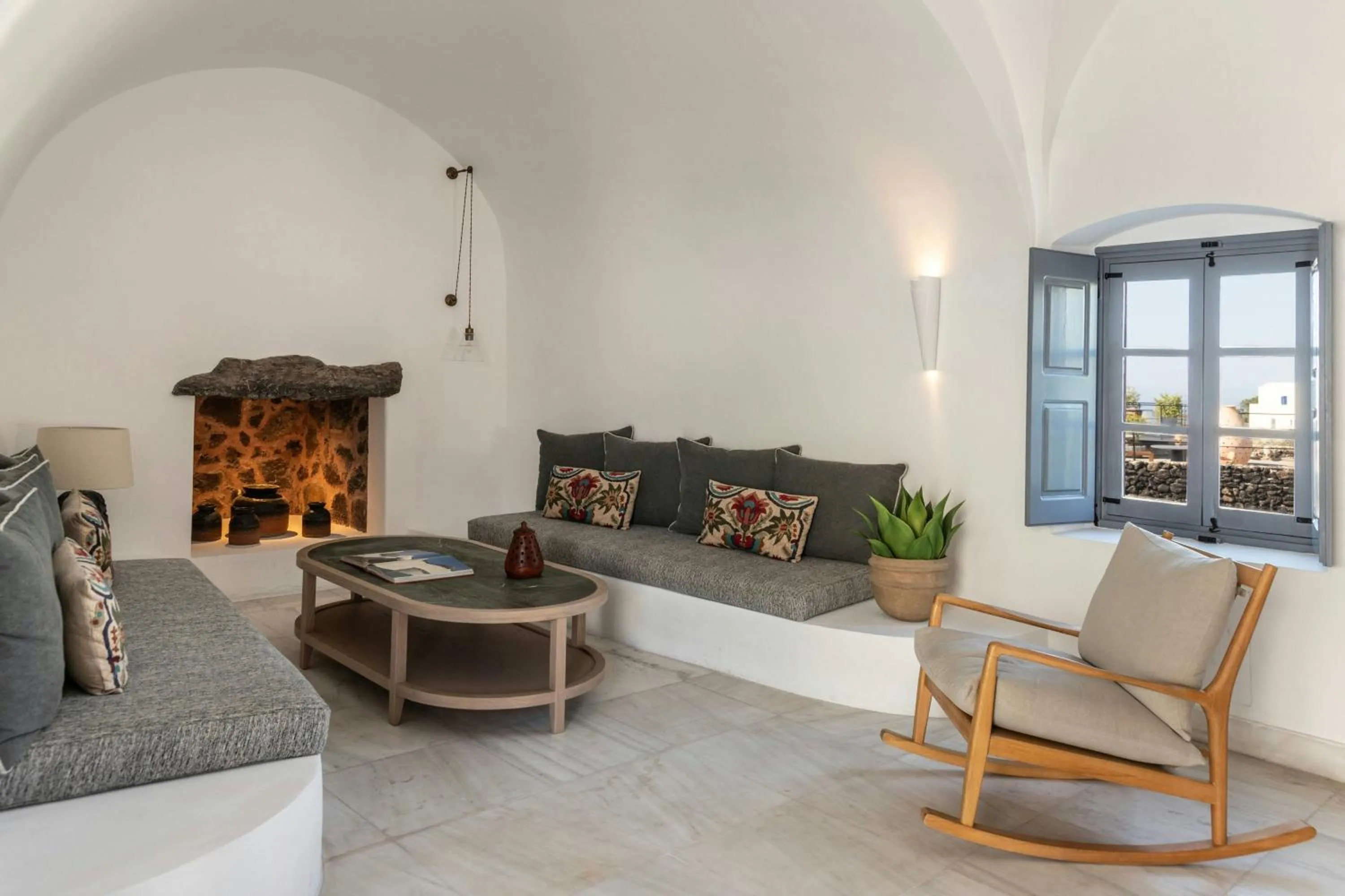 Lobby or reception in Vedema, a Luxury Collection Resort, Santorini