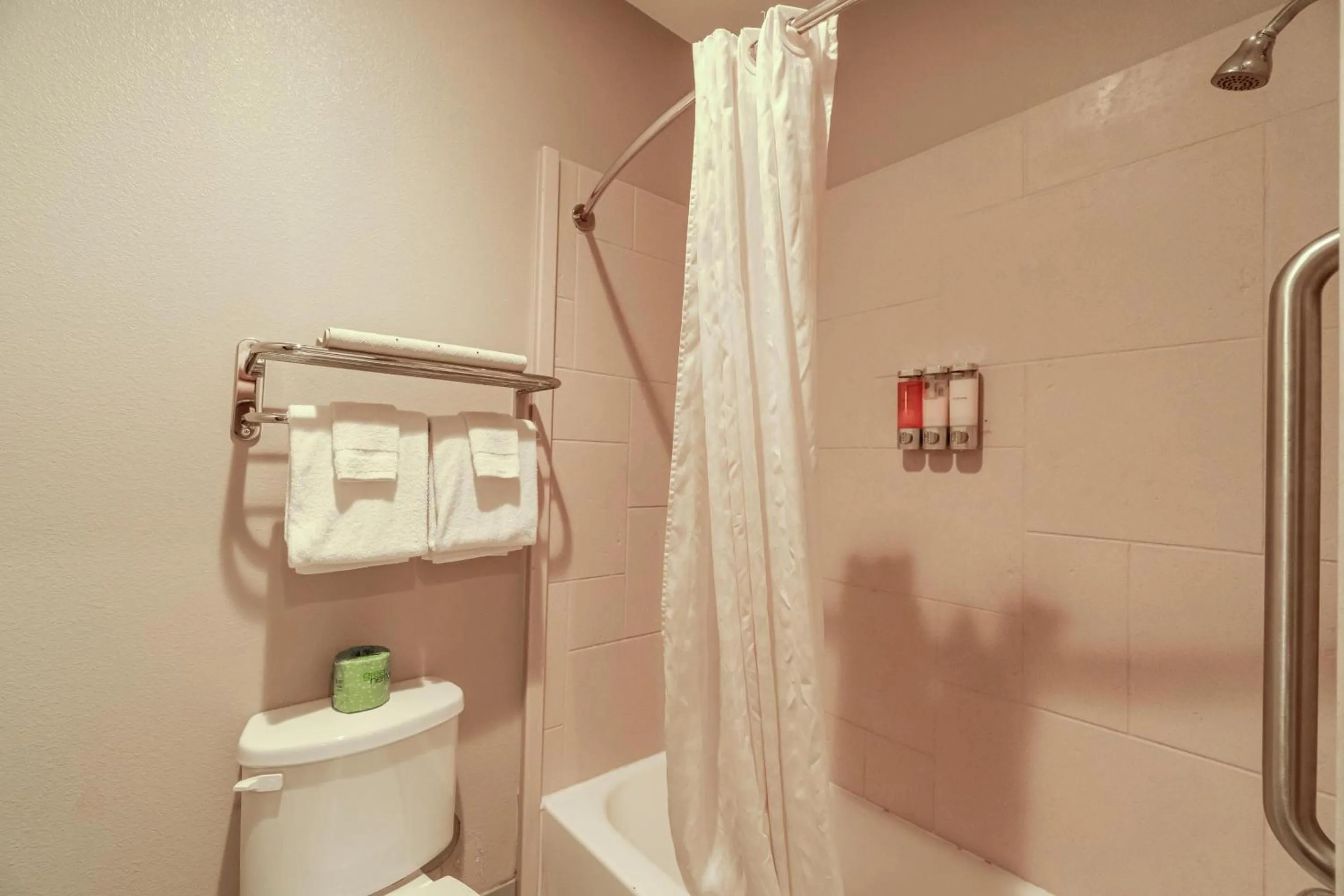 Bathroom in Moulton Inn & Suites By OYO Near Shiner TX