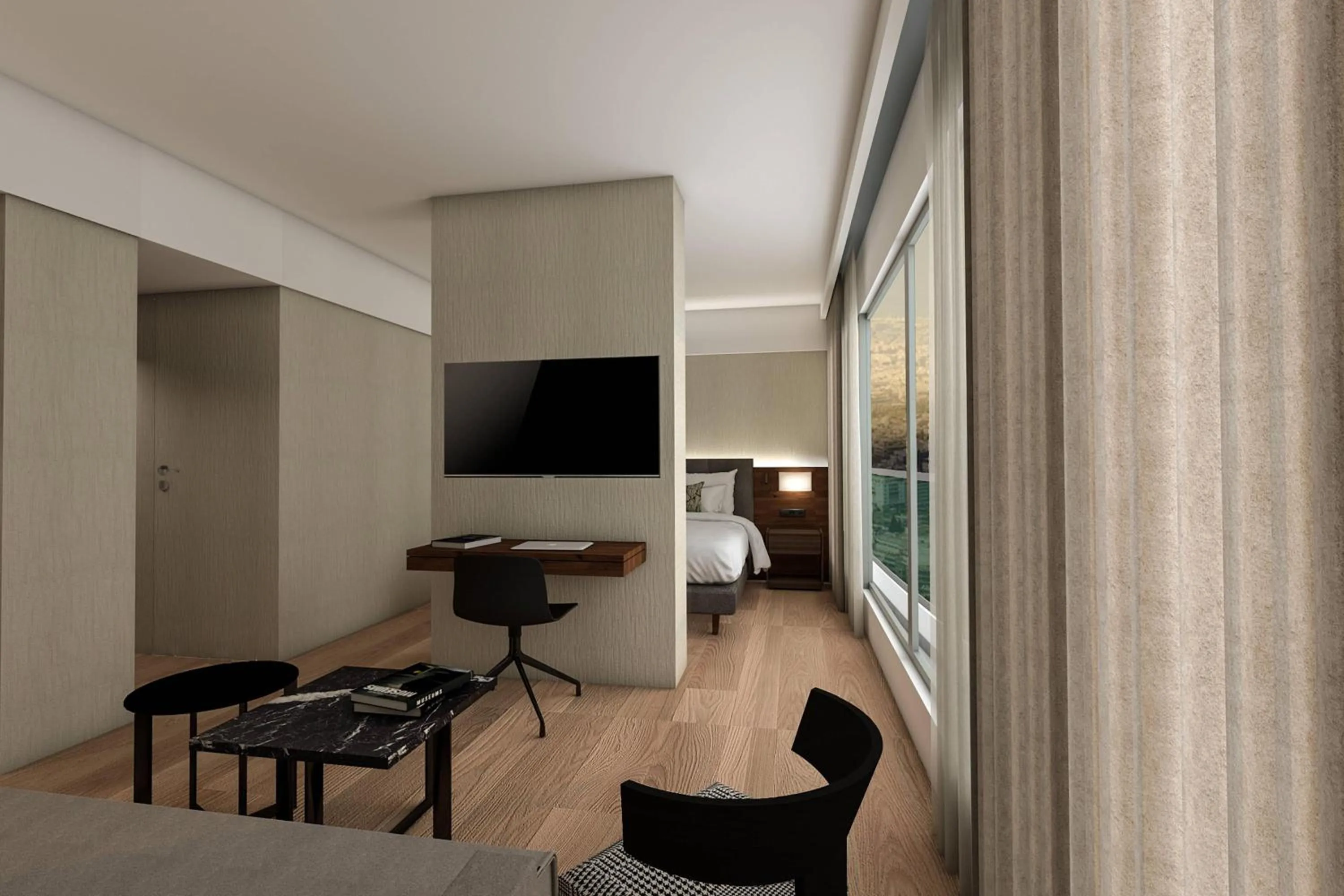 Bedroom in Athens Marriott Hotel