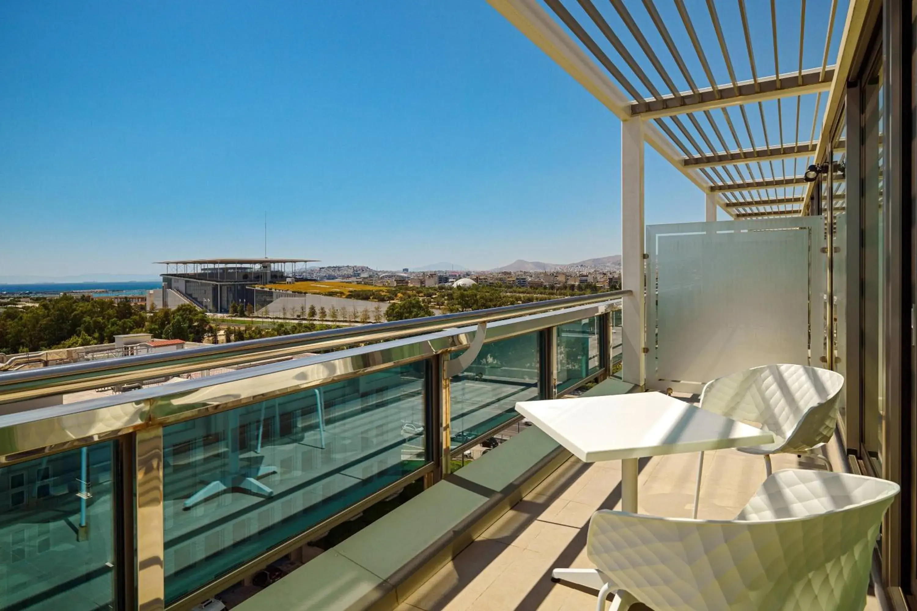 Junior Suite with King Bed and Sea or City View in Athens Marriott Hotel Junior Suite with King Bed and Sea or City View in Athens Marriott Hotel