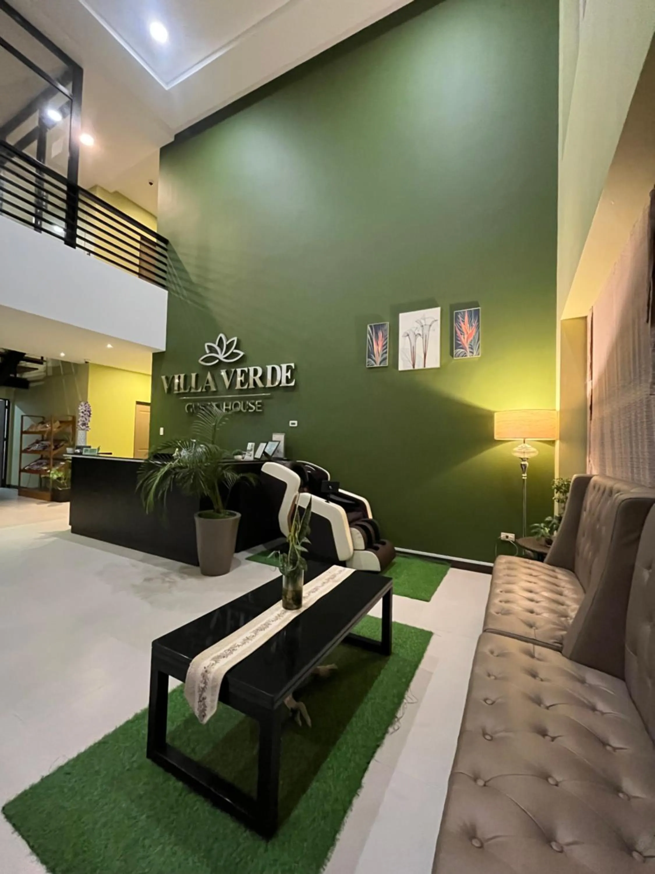 Lobby or reception in Villa Verde Guest House
