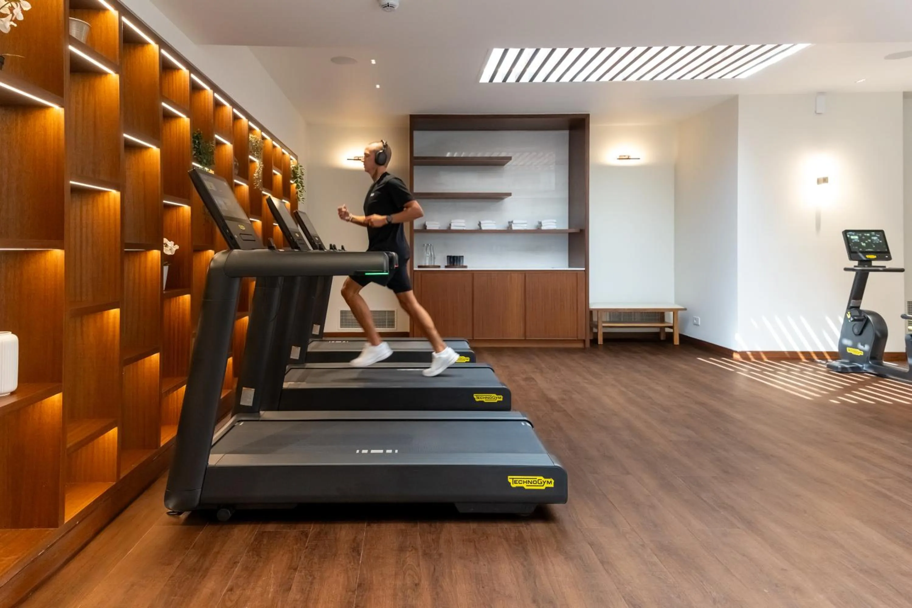 Fitness centre/facilities in Elounda Peninsula Luxury Resort, Six Senses Spa
