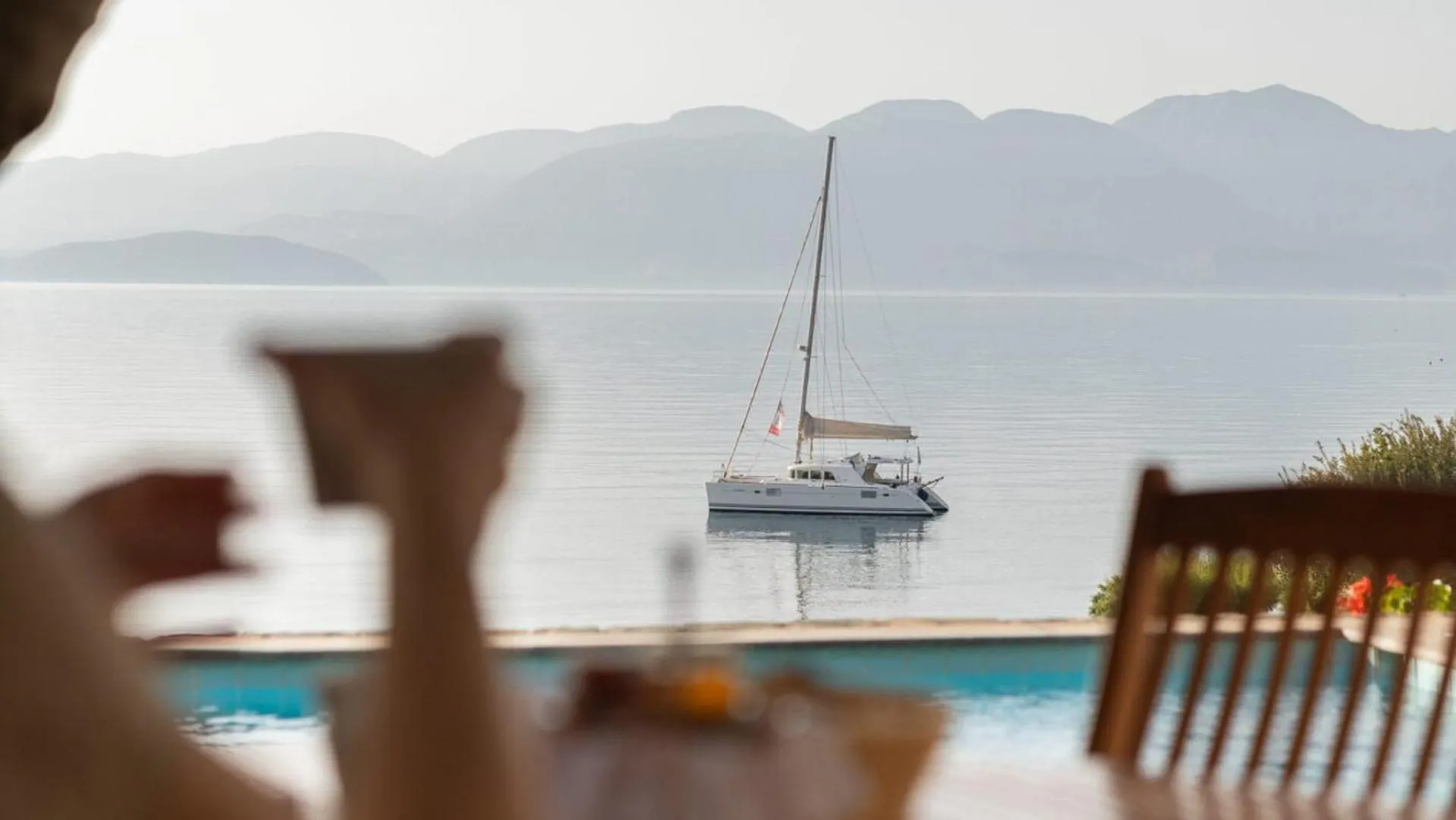 Swimming pool in Elounda Mare Relais & Châteaux Hotel