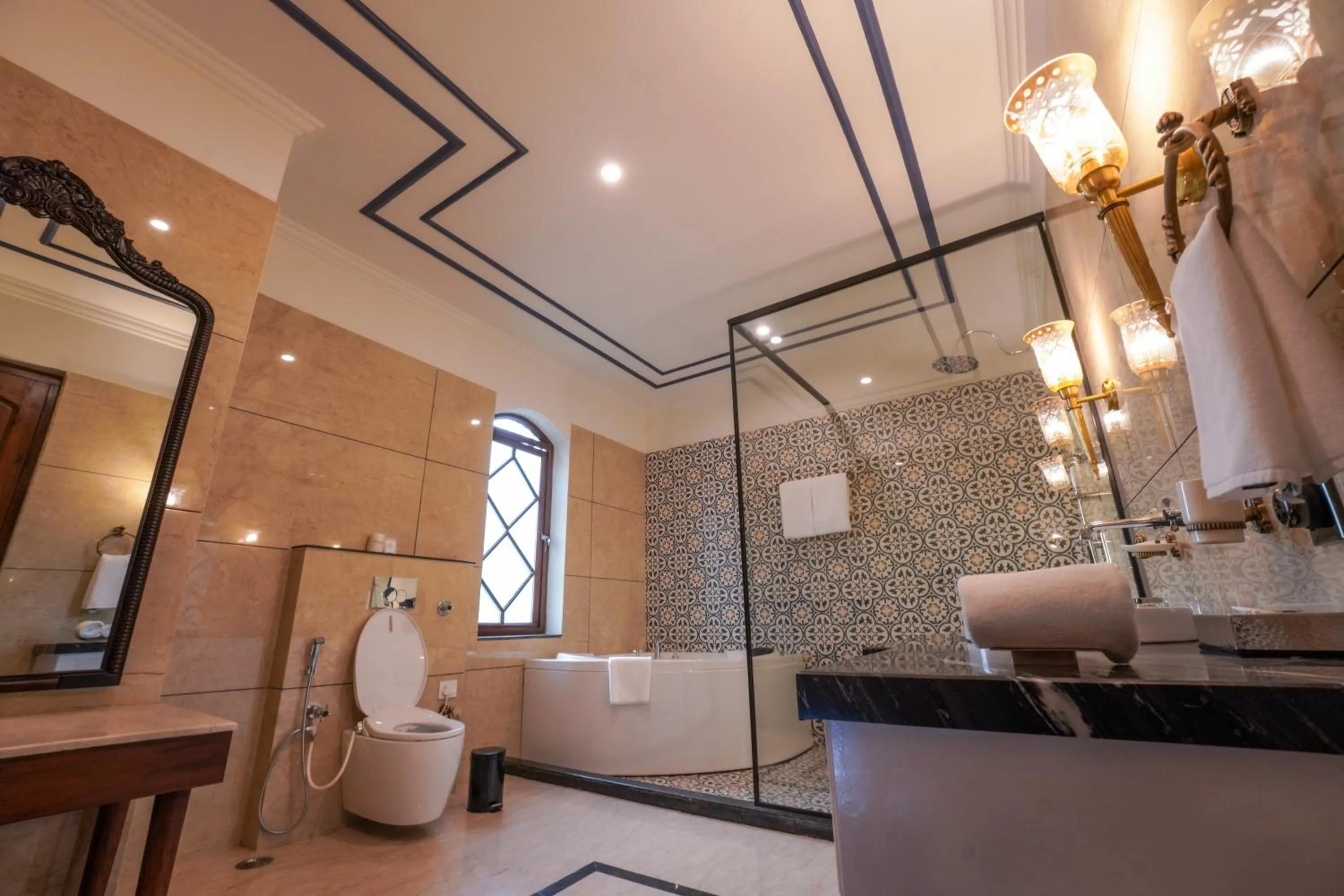 Bathroom in Infinitea Dakbunglow Palampur