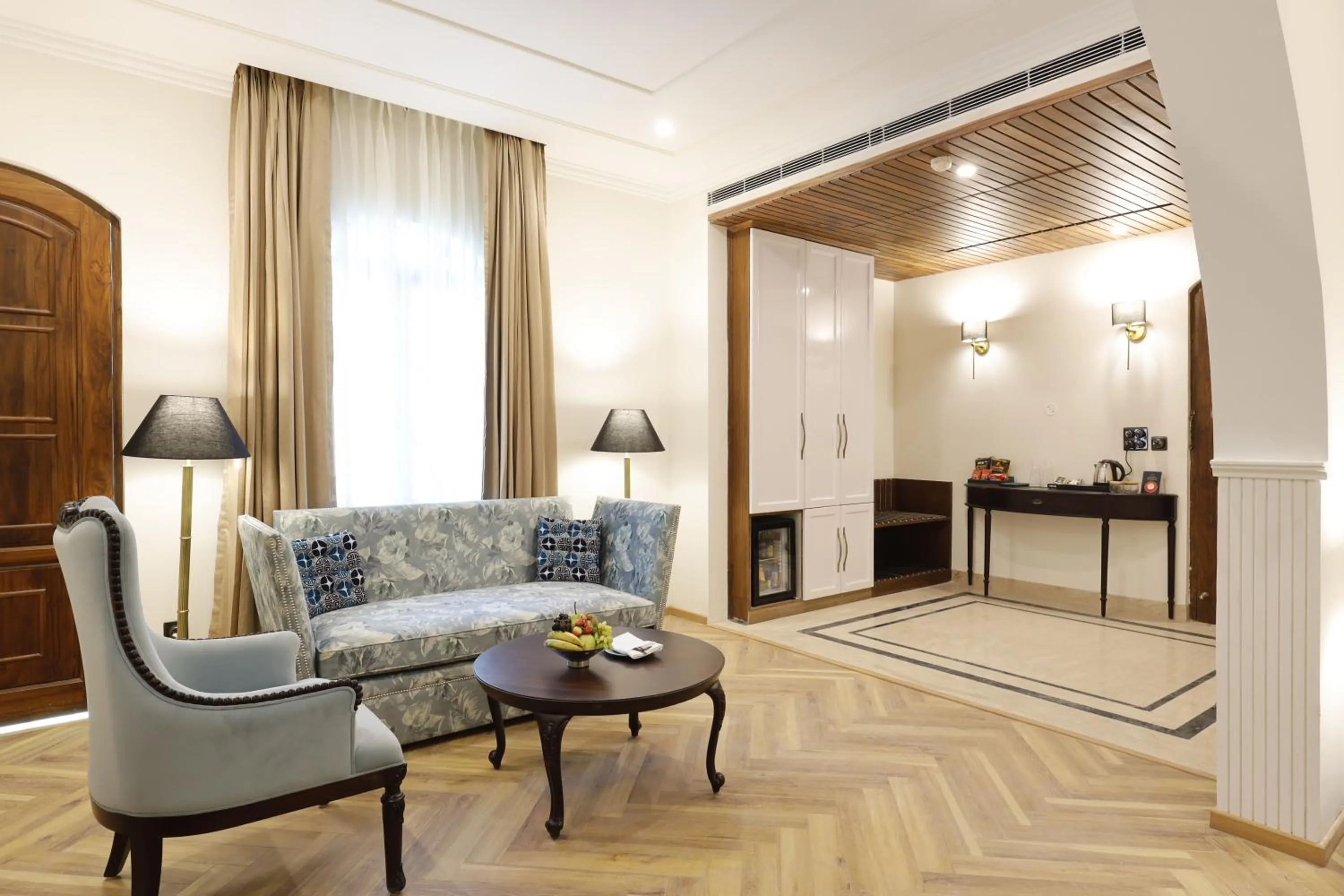 Living room in Infinitea Dakbunglow Palampur