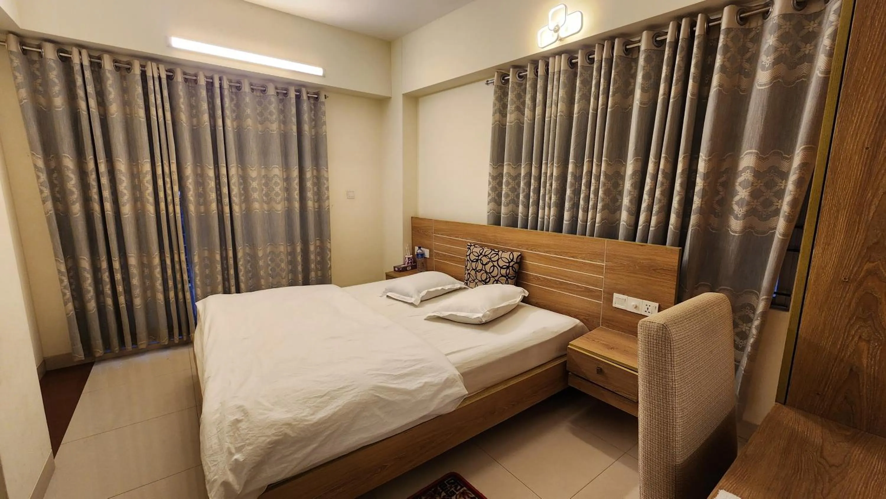 Bed in Hotel Cox Rotana