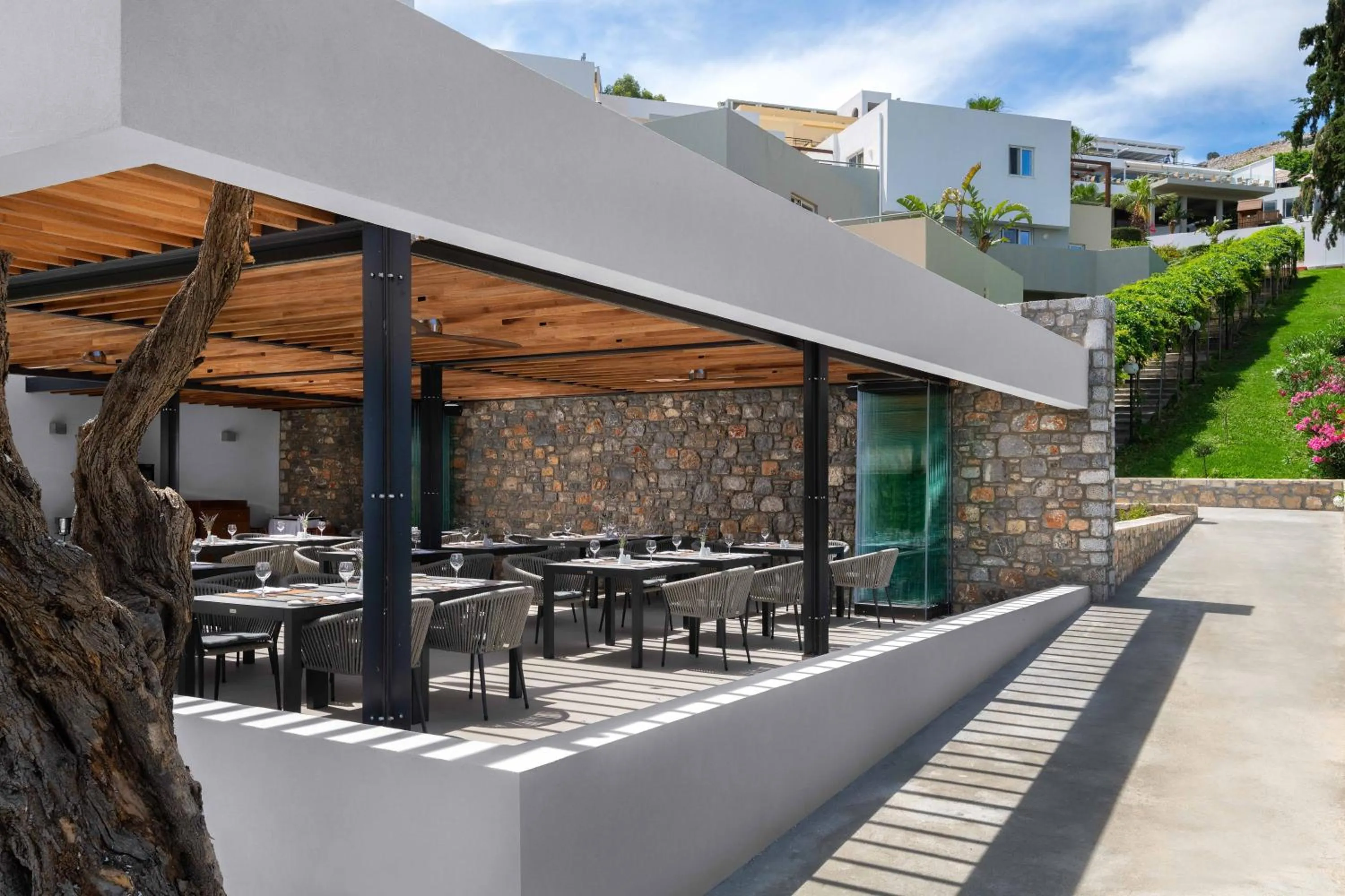 Restaurant/places to eat in Lindos Mare, Seaside Hotel