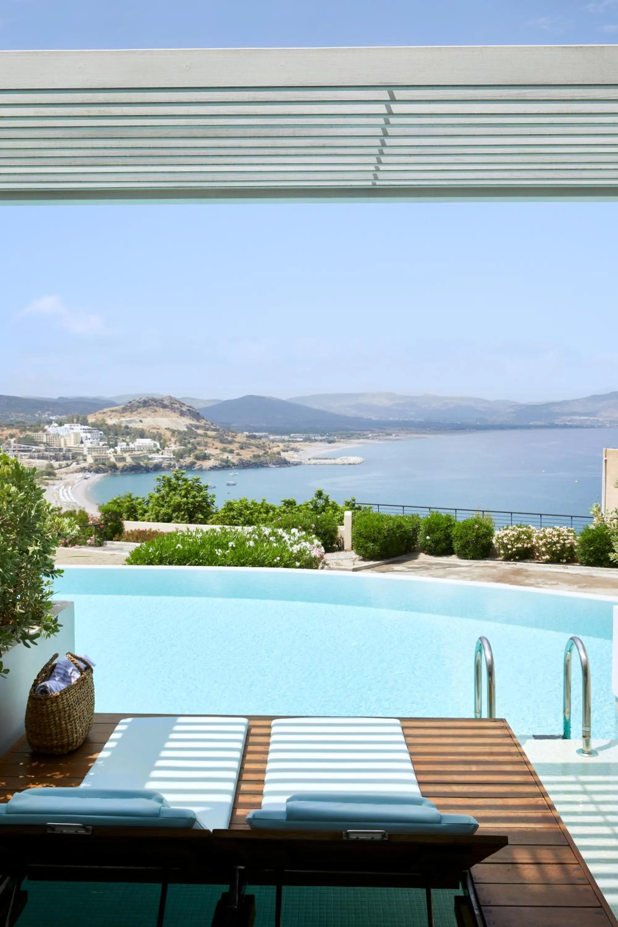 Balcony/Terrace in Lindos Mare, Seaside Hotel