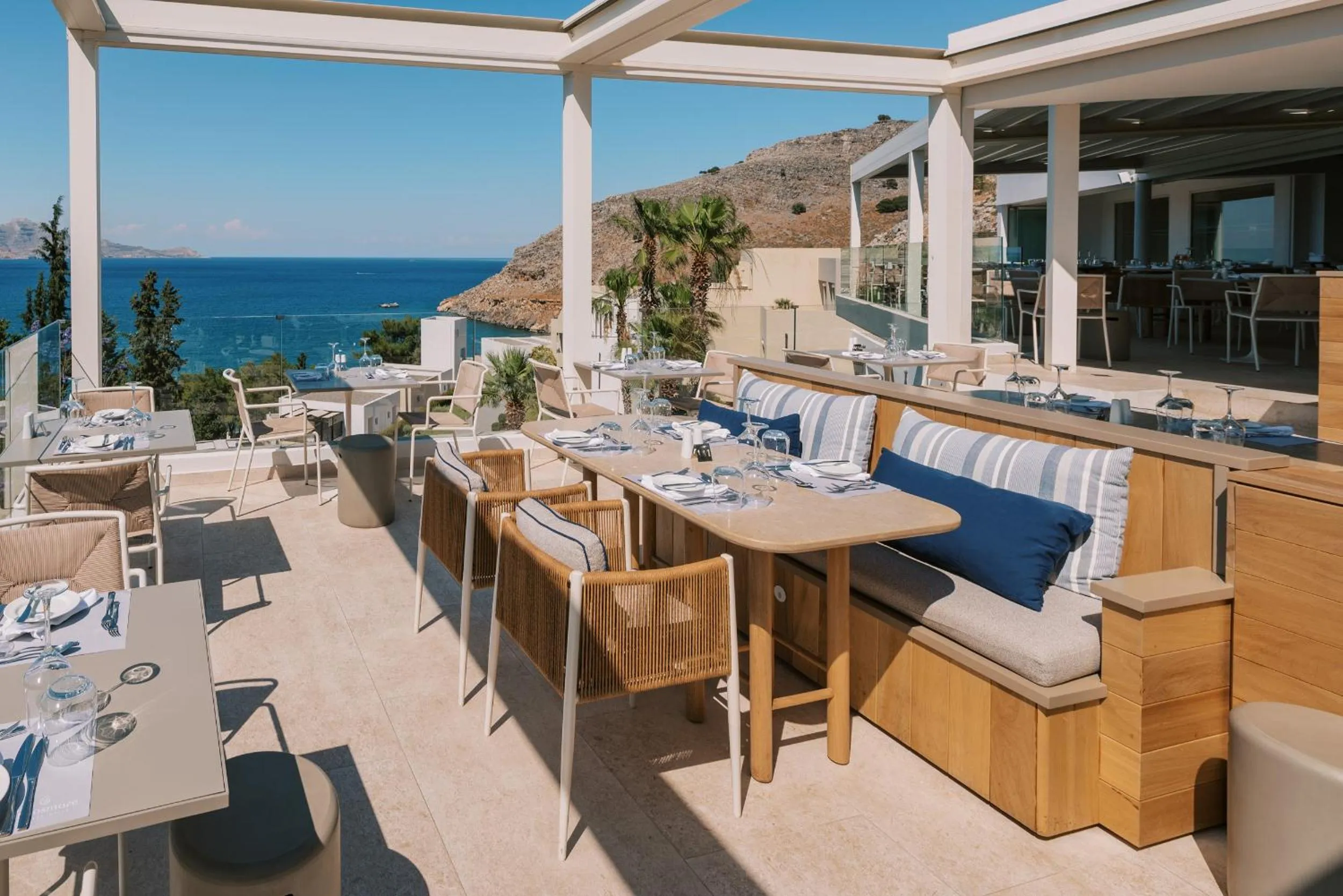 Restaurant/places to eat in Lindos Mare, Seaside Hotel