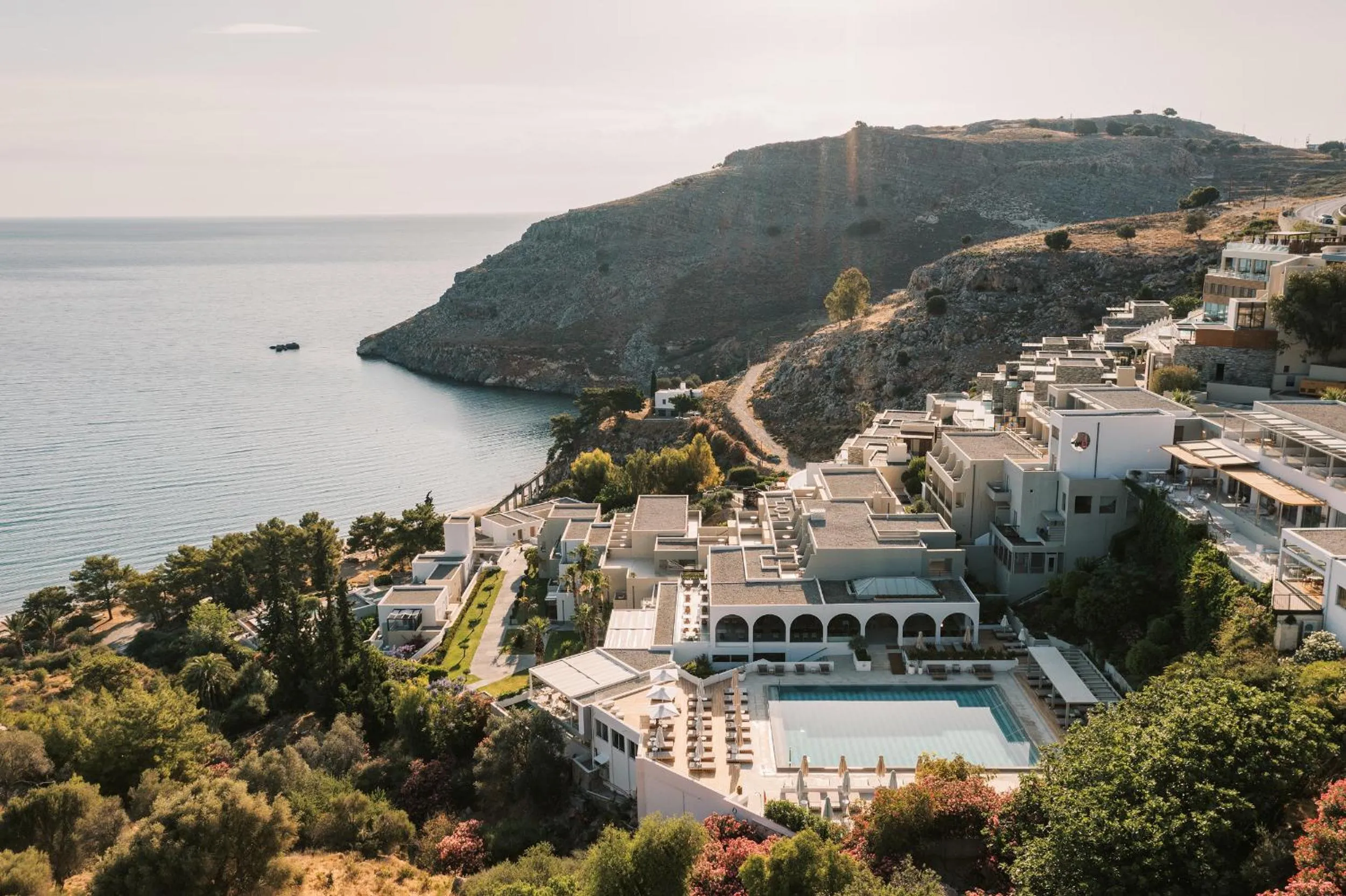 Property building in Lindos Mare, Seaside Hotel