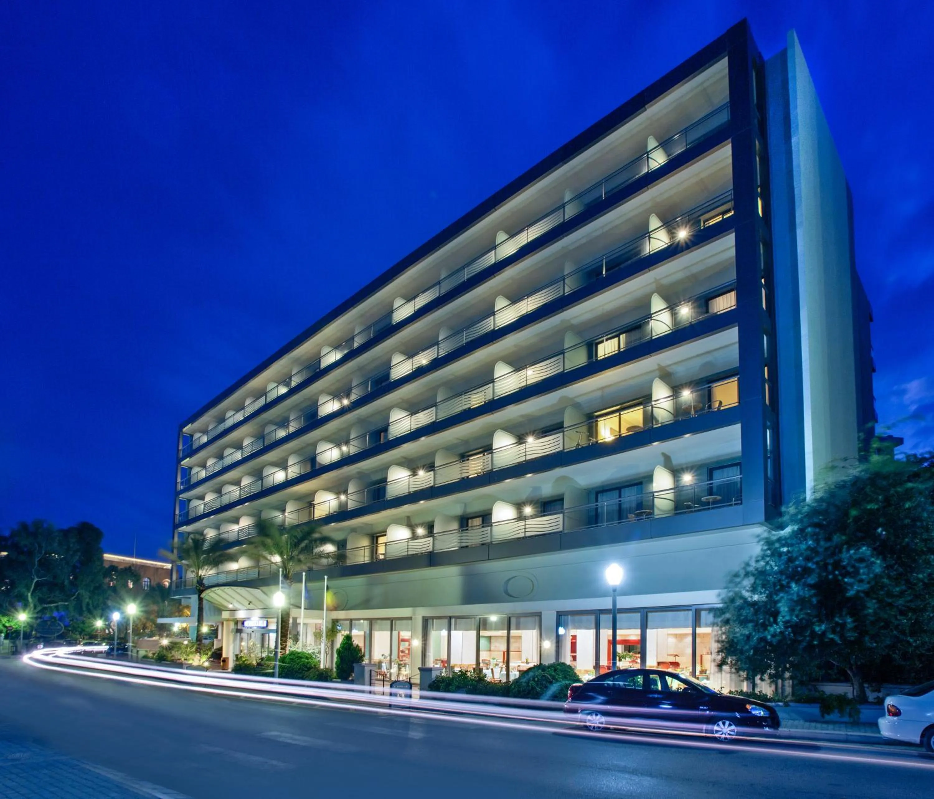 Facade/entrance in Mediterranean Hotel
