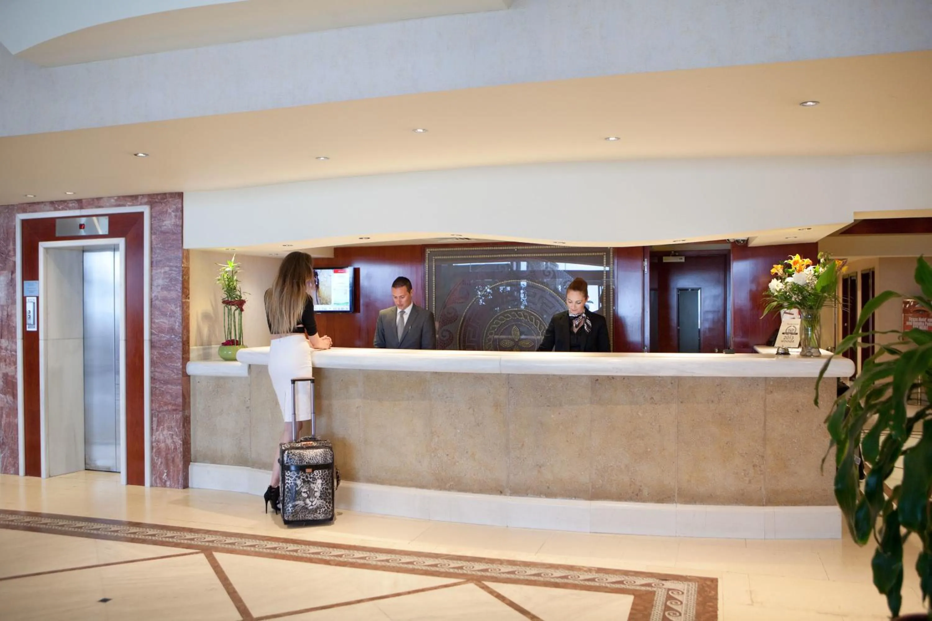 Lobby or reception in Mediterranean Hotel