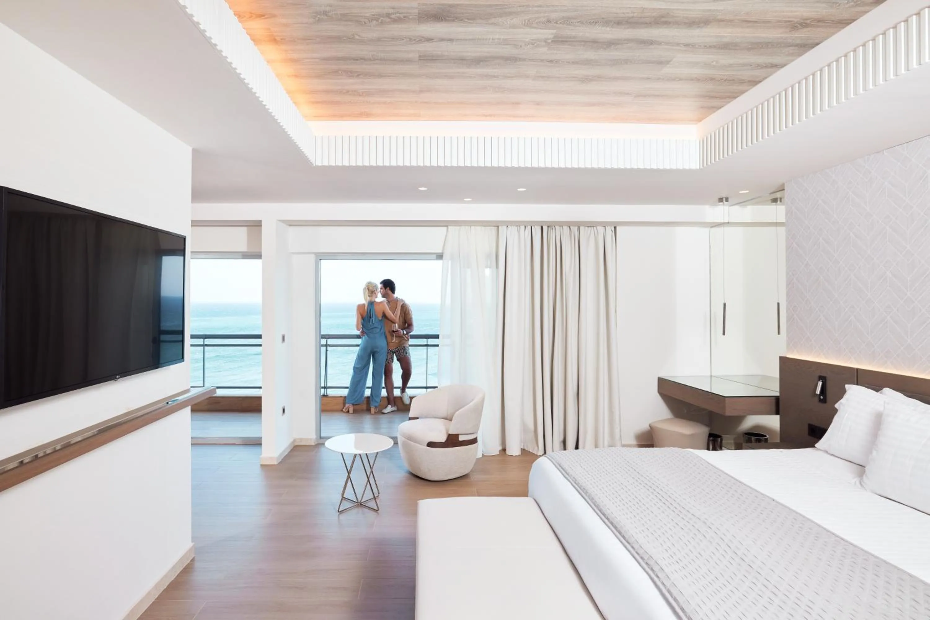 Bed in Mediterranean Hotel