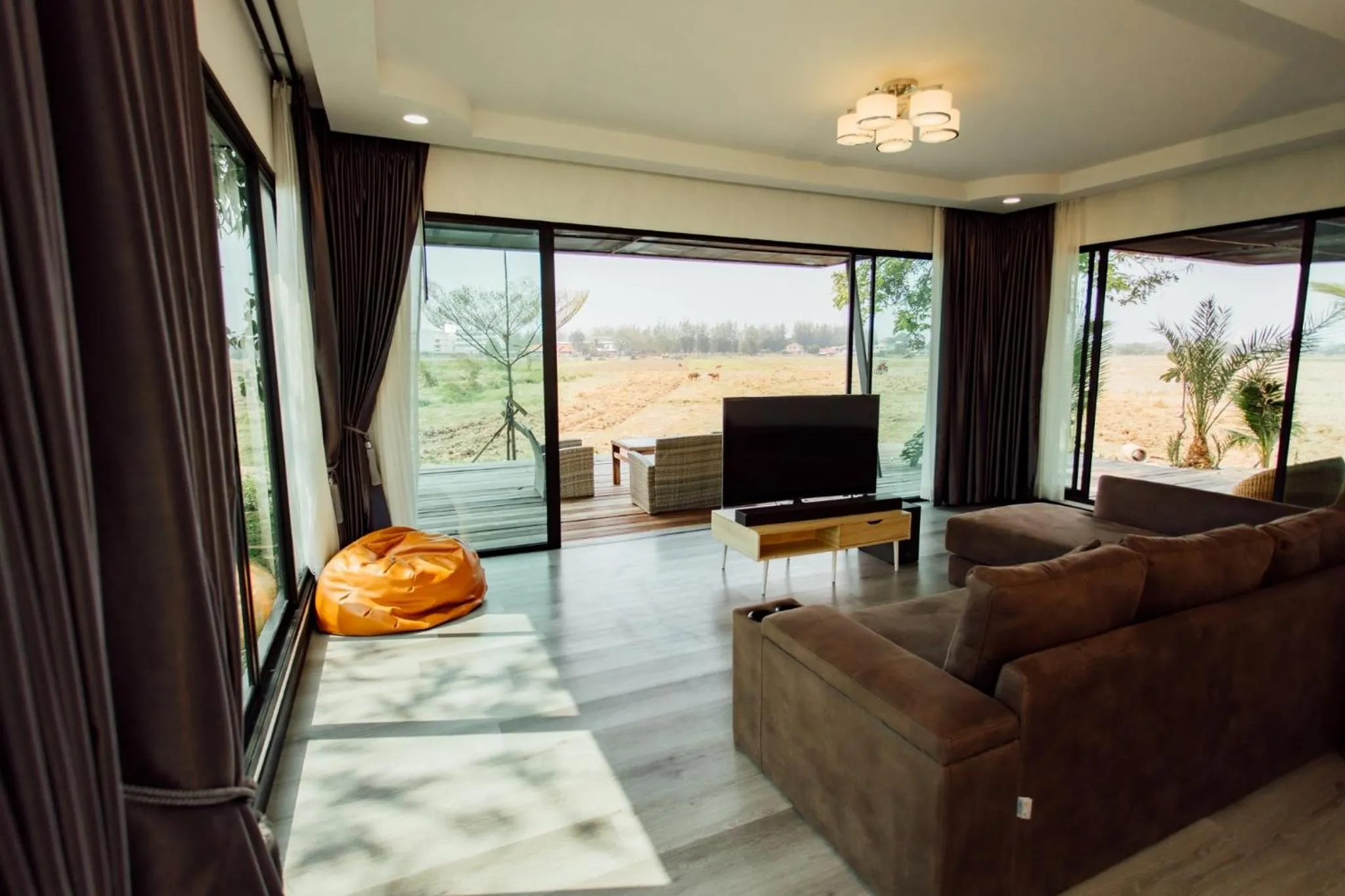 Living room in KEPT Cabana เคปท์ คาบานา